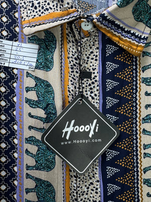 Hooyi® XL | Chest: 25" | Multicolor | Hawaii Shirt | Rayon | 3540 - Genuine Maal
