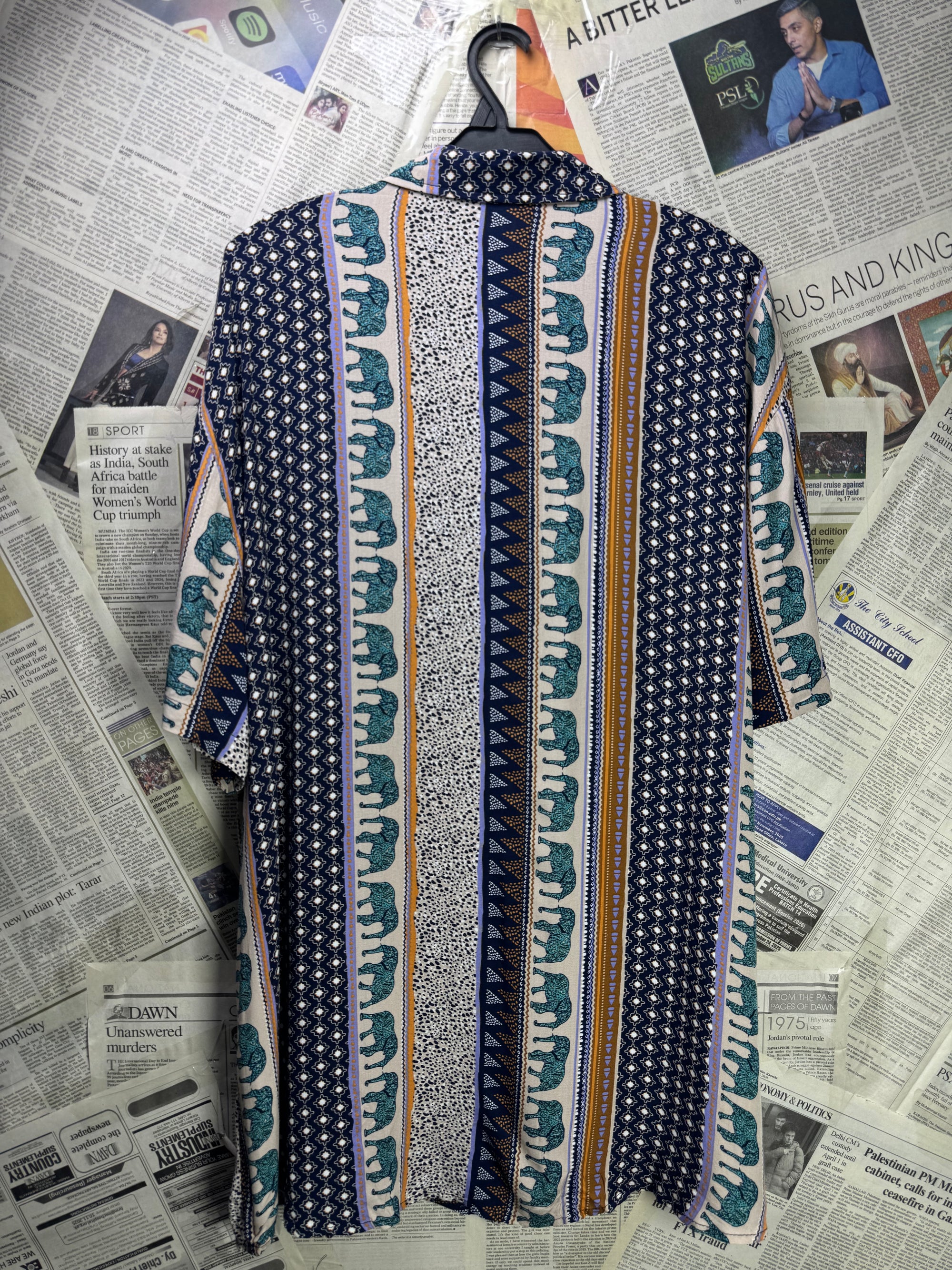 Hooyi® XL | Chest: 25" | Multicolor | Hawaii Shirt | Rayon | 3540 - Genuine Maal