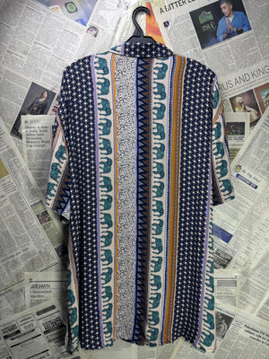 Hooyi® XL | Chest: 25" | Multicolor | Hawaii Shirt | Rayon | 3540 - Genuine Maal