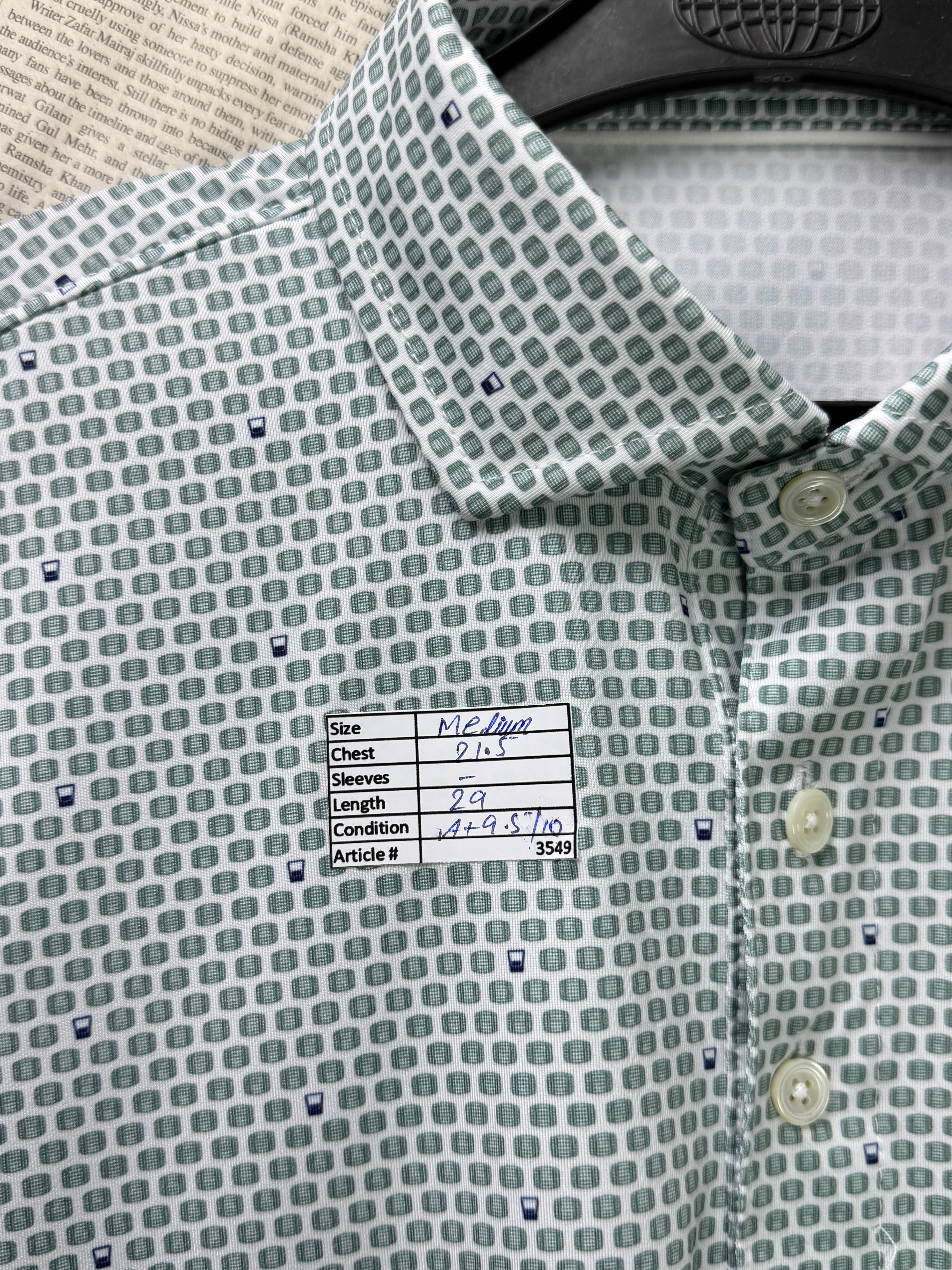 HB Golf® Medium | Chest: 21.5" | Golf Polo | Poly - Elastane | 3549 - Genuine Maal