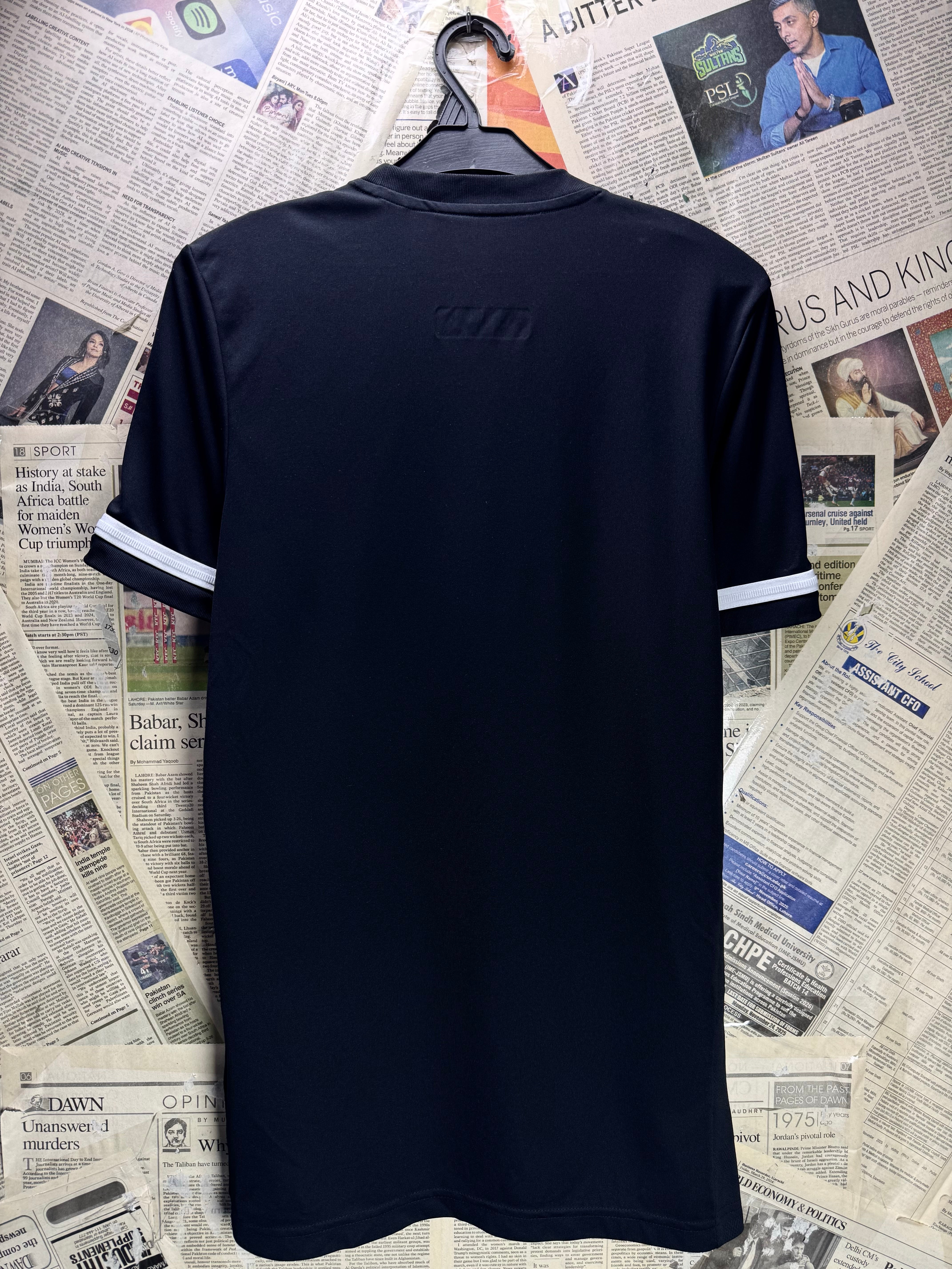 Adi*as® XS | Chest: 18" | Black | Sports T-Shirt | Polyester | 4491 - Genuine Maal