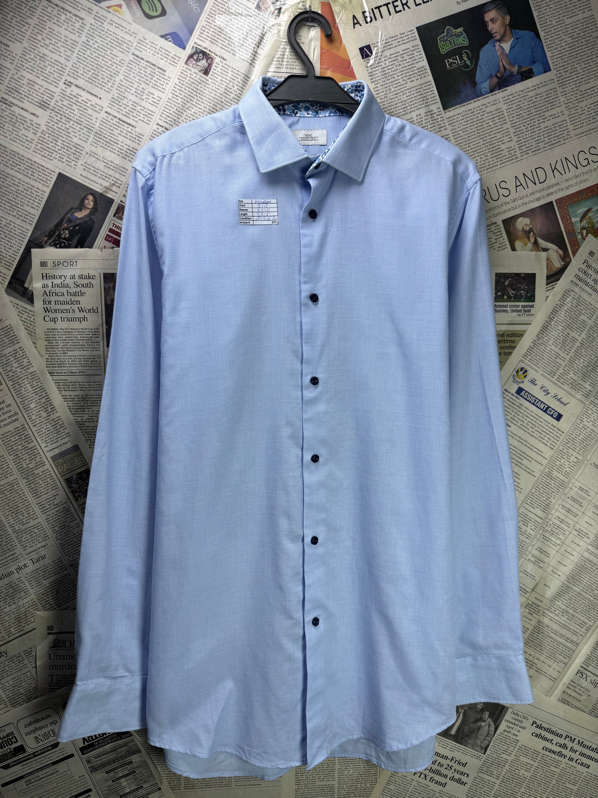 Next® Medium | Chest: 21.5" | Blue | Poly - Cotton | 3350 - Genuine Maal
