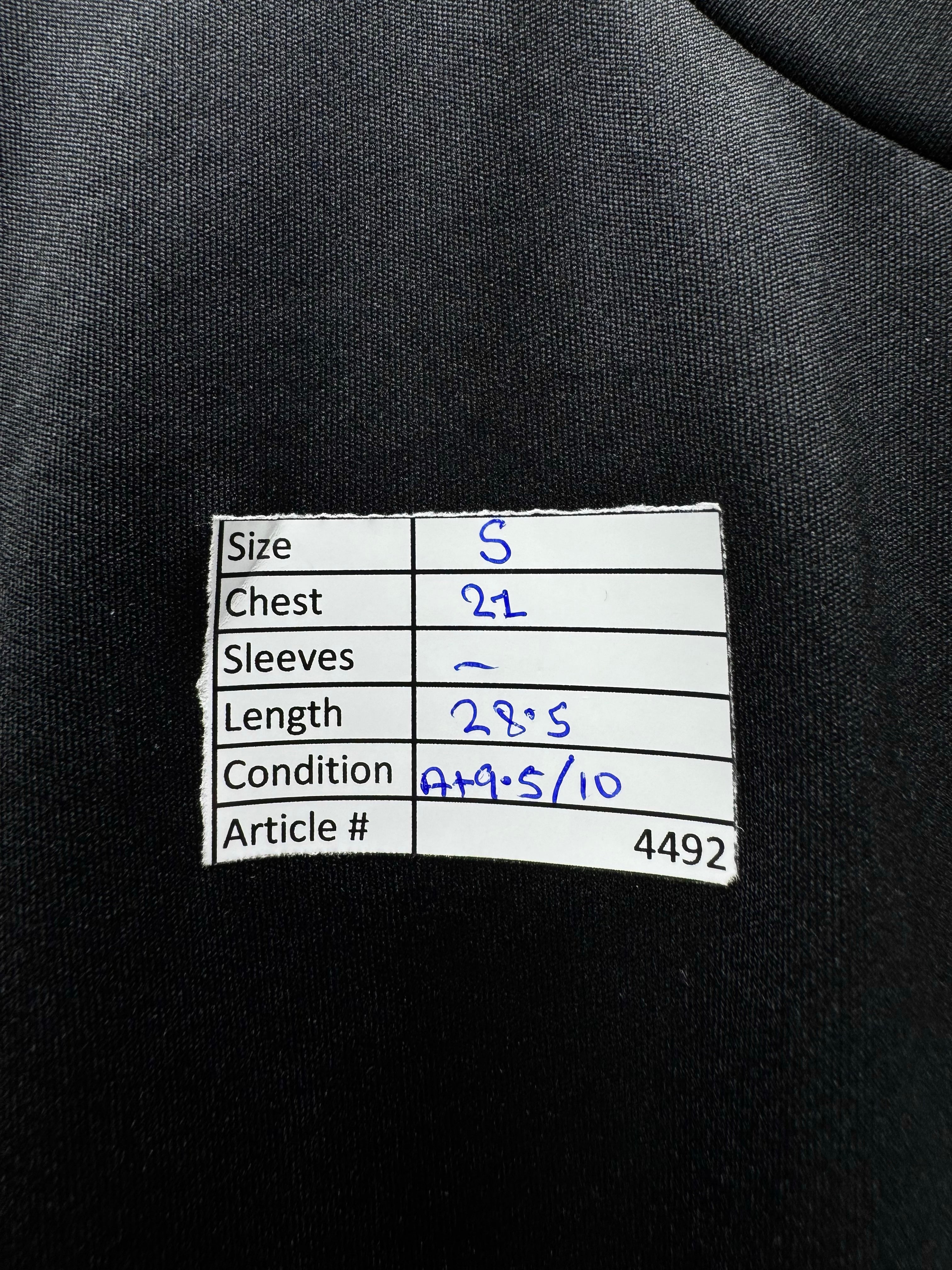 Adi*as® Small | Chest: 21" | Black | Sports T-Shirt | Polyester | 4492 - Genuine Maal