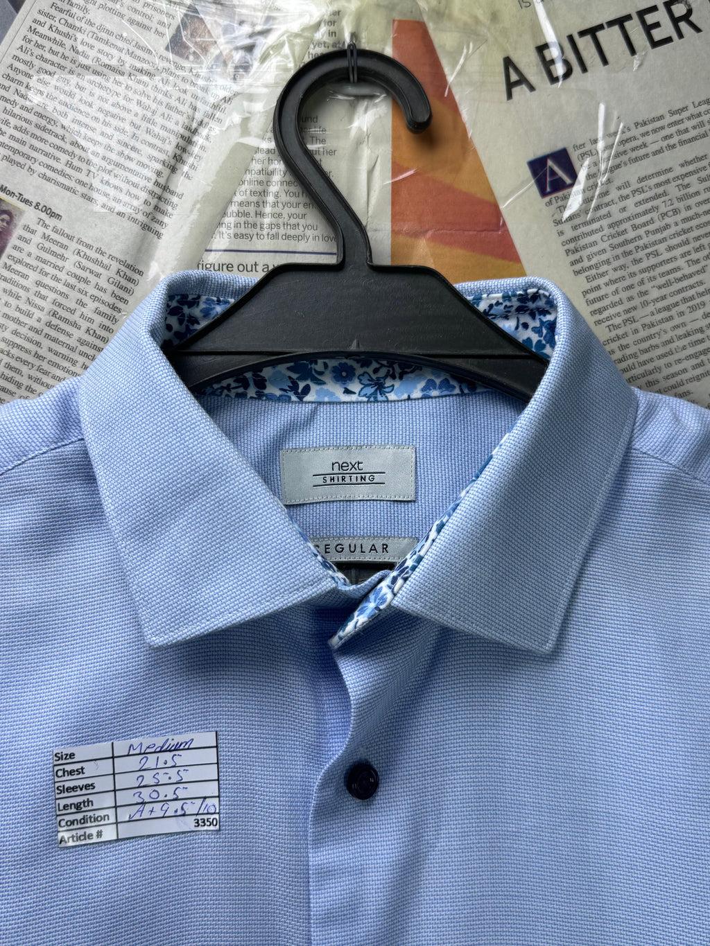 Next® Medium | Chest: 21.5" | Blue | Poly - Cotton | 3350 - Genuine Maal