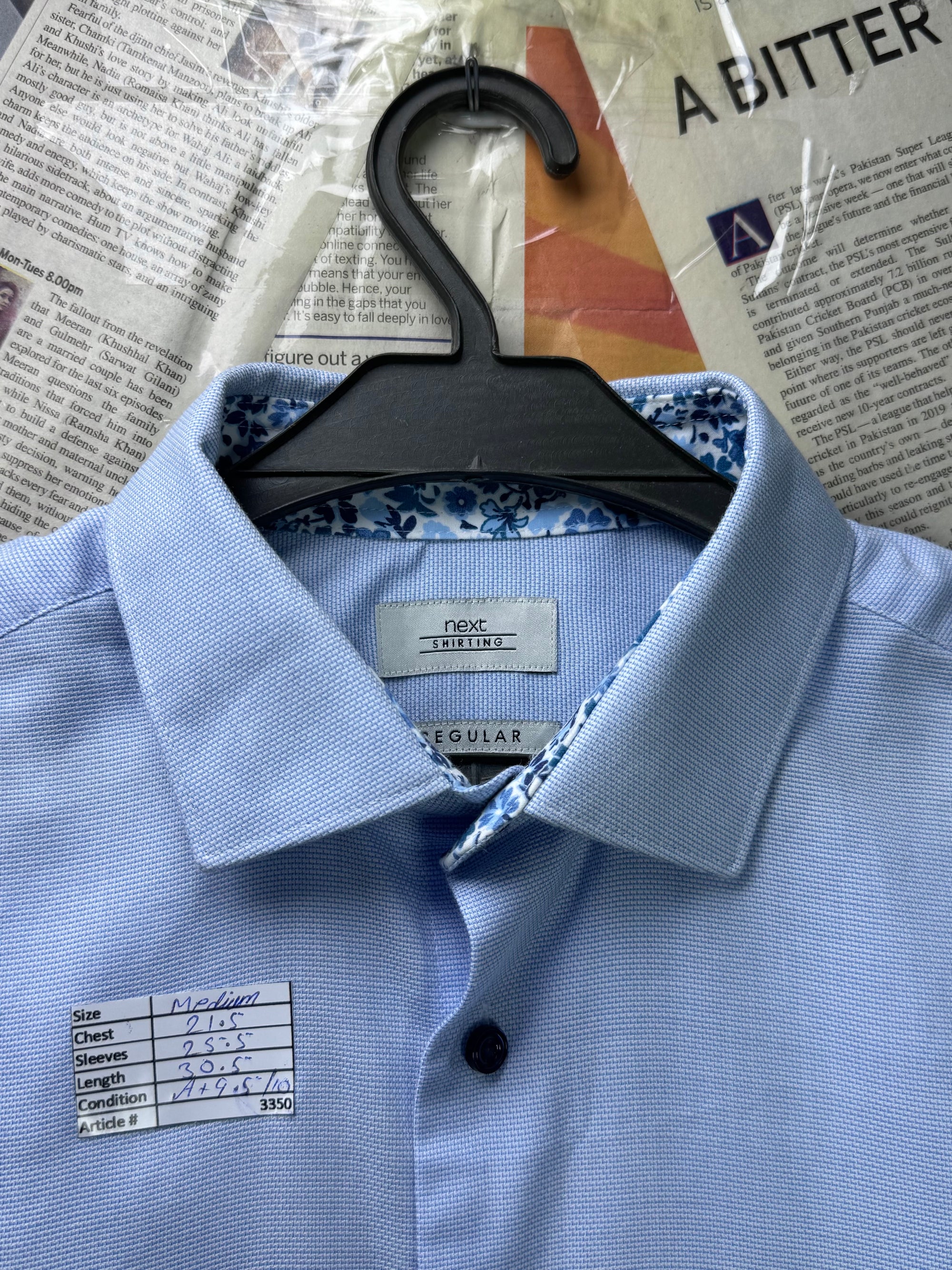 Next® Medium | Chest: 21.5" | Blue | Poly - Cotton | 3350 - Genuine Maal