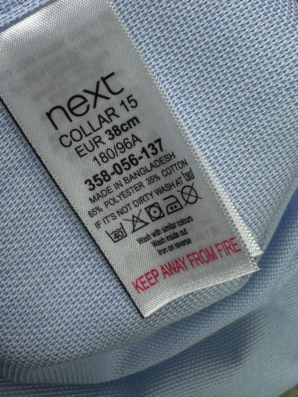 Next® Medium | Chest: 21.5" | Blue | Poly - Cotton | 3350 - Genuine Maal