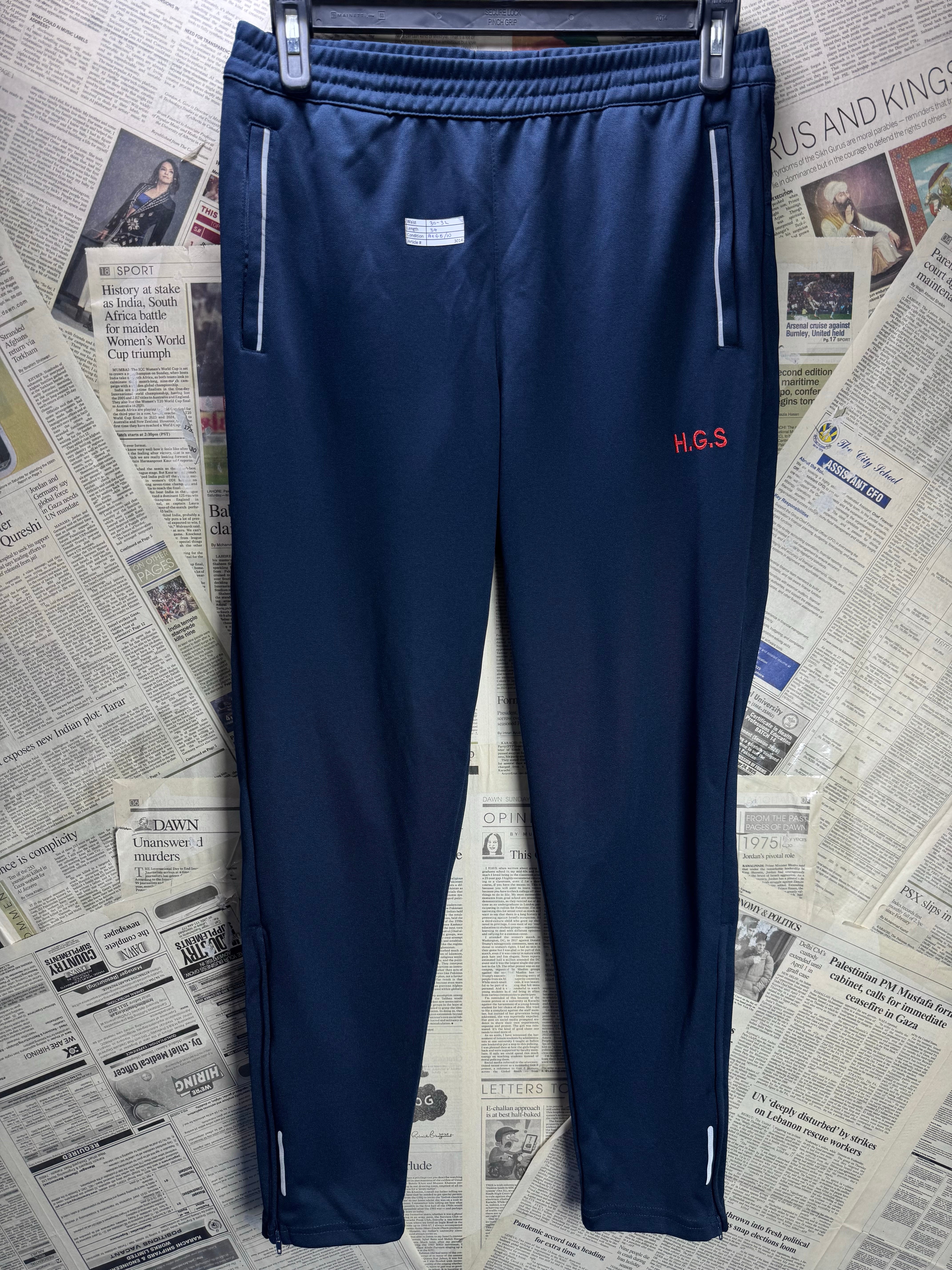 Aptus® Waist: 30" to 32" | Blue | Sports Trousers | Polyester | 3014 - Genuine Maal