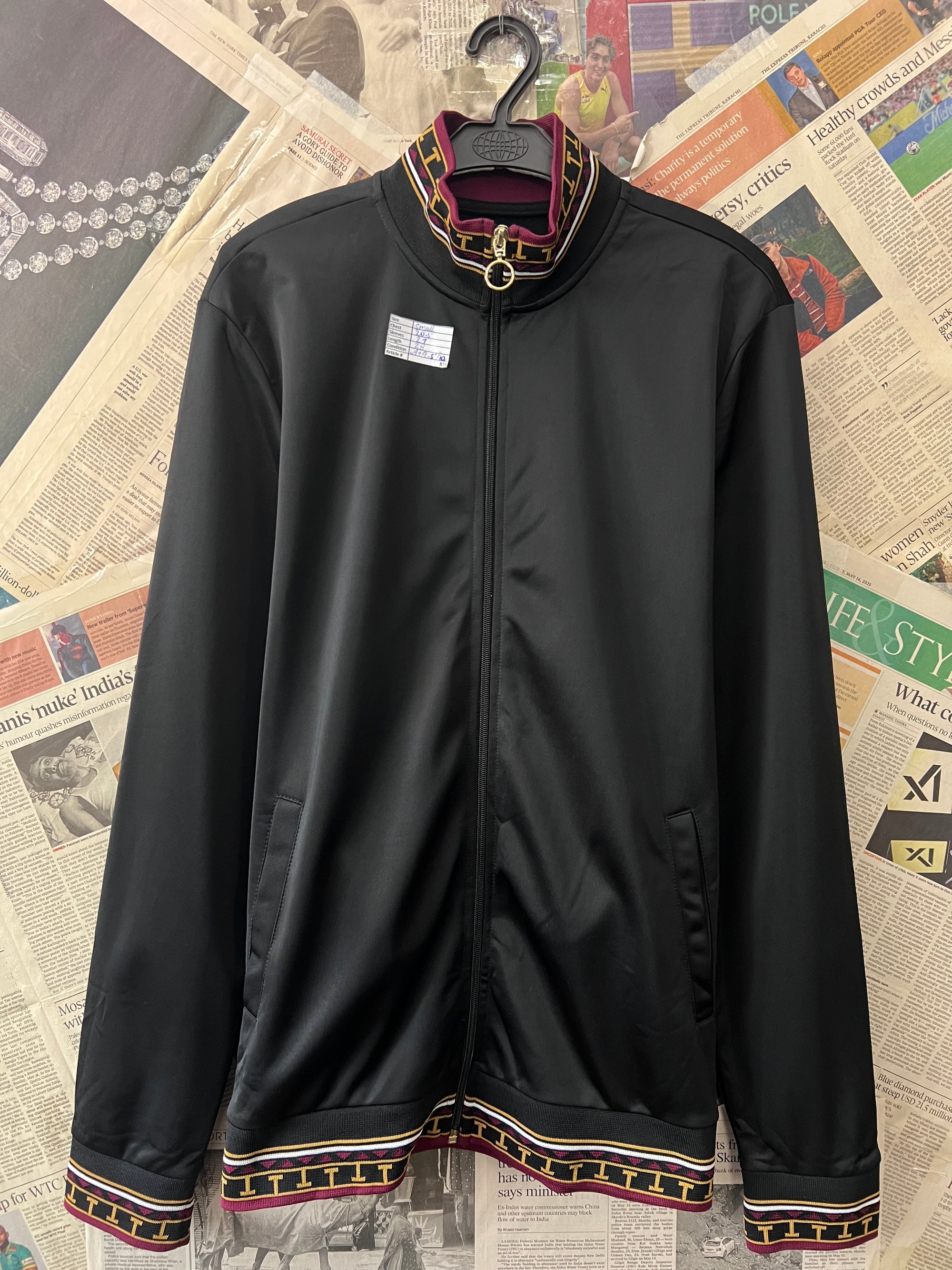 River Island® Small | Chest: 20.5" | Black | Jacket | 828 - Genuine Maal