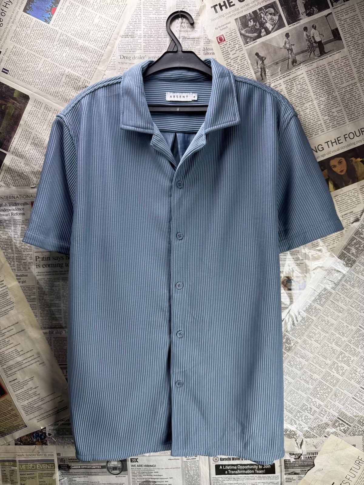 Absent® Medium | Chest: 22.5" | Heavy Camp Shirt | Poly-Elastane | M11 - 7446