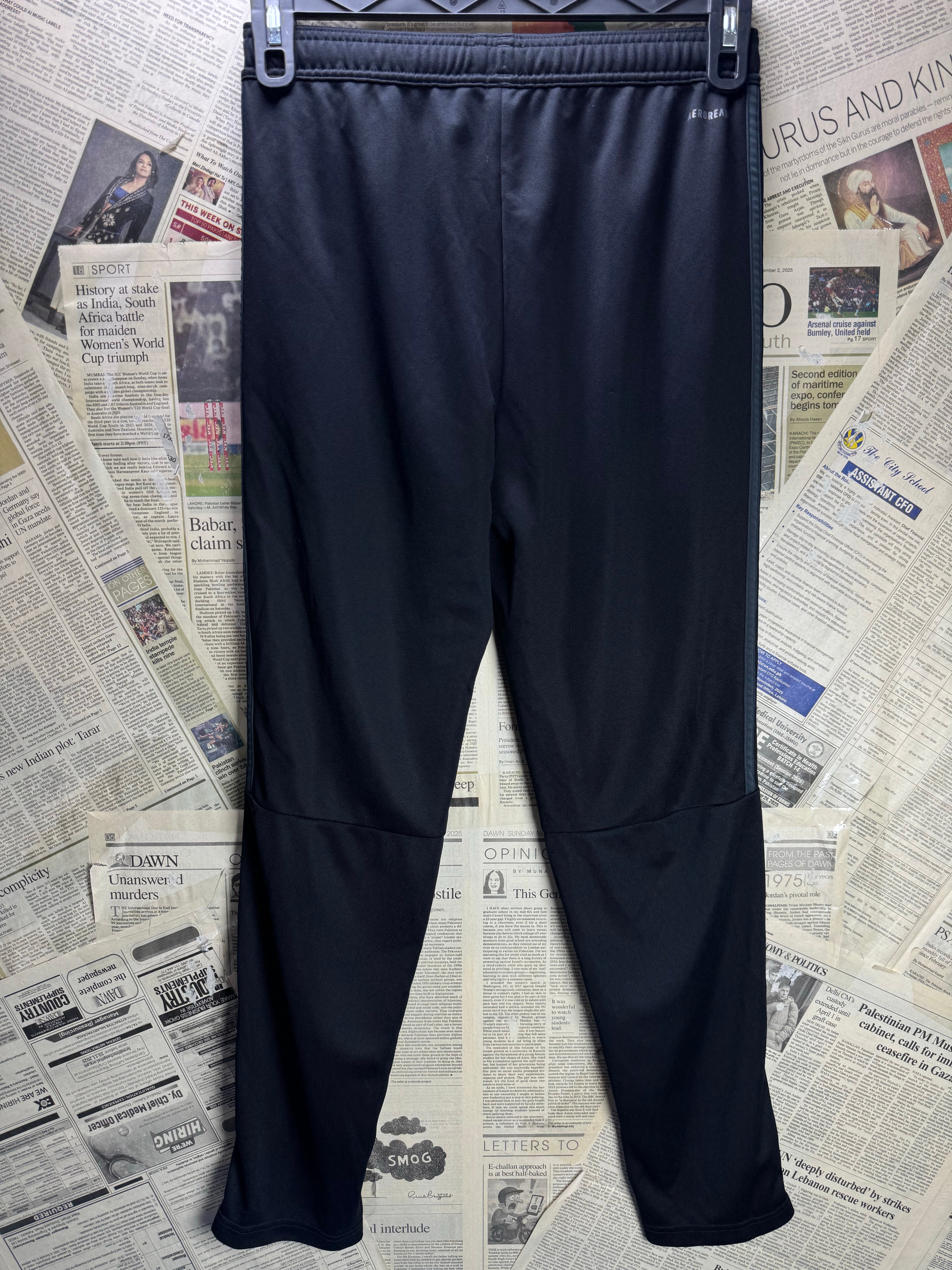 Adi*as® Small | Chest: 21" | Black | Tracksuit | Polyester | 4697 - Genuine Maal
