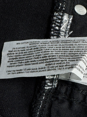 Denim & Co.® Waist: 32" | Black | Slim Fit Cargo Denim Pants | Cotton - Elastane | 1338 - Genuine Maal