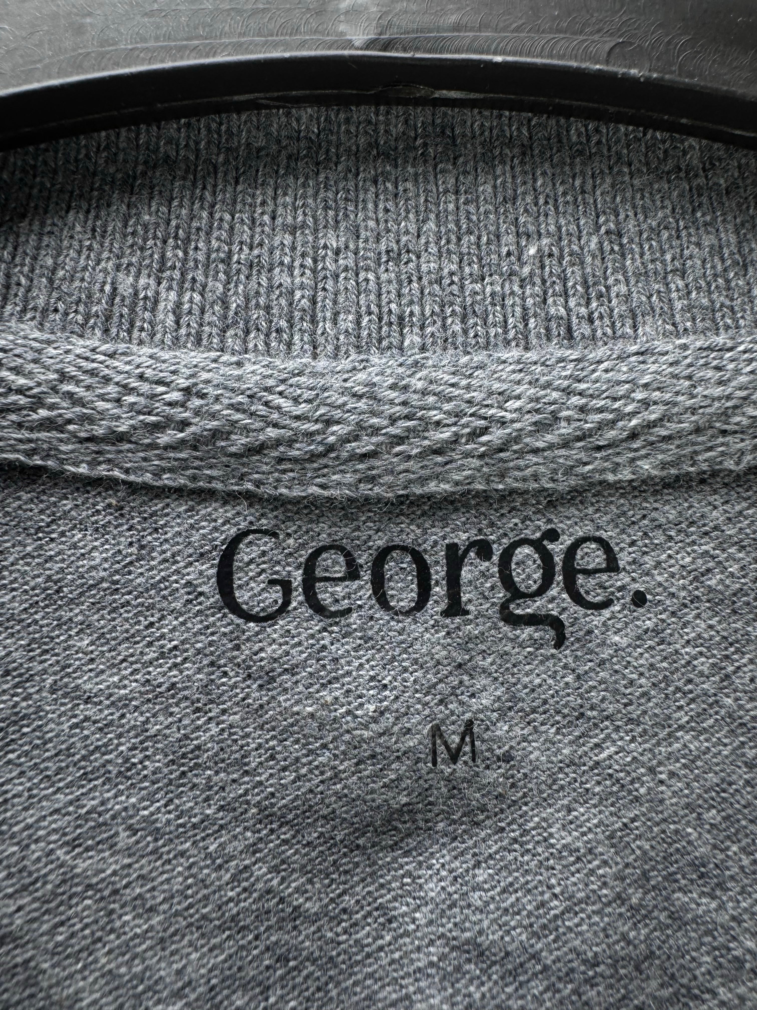 George® Medium | Chest: 21.5" | Grey | Polo Shirts | Cotton | 4869 - Genuine Maal