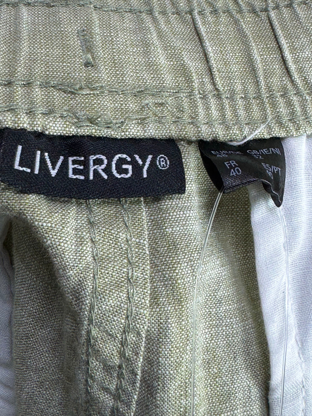 Livergy® Waist: 32" to 34" | Cucumber Green | Shorts | Coton | 1332 - Genuine Maal