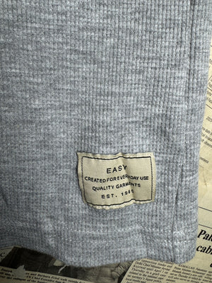 Easy® Large | Chest: 23" | Grey | T-Shirt | Cotton - Viscose | 4703 - Genuine Maal