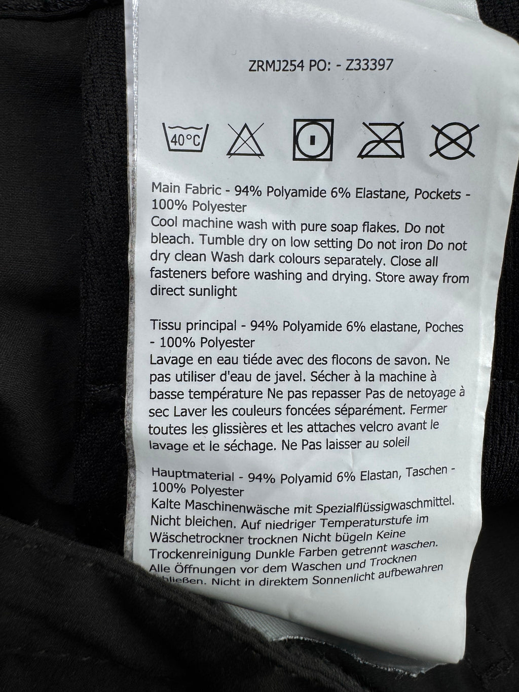 Regata® Waist: 32" | Black | Shorts | Poly - Elastane | 1337 - Genuine Maal