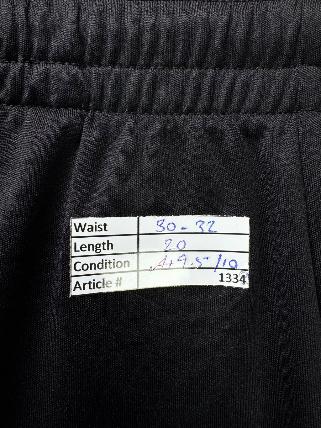 Tek Gear® Waist: 30" to 32" | Black | Drey Tek Sports Shorts | Poly | 1334 - Genuine Maal