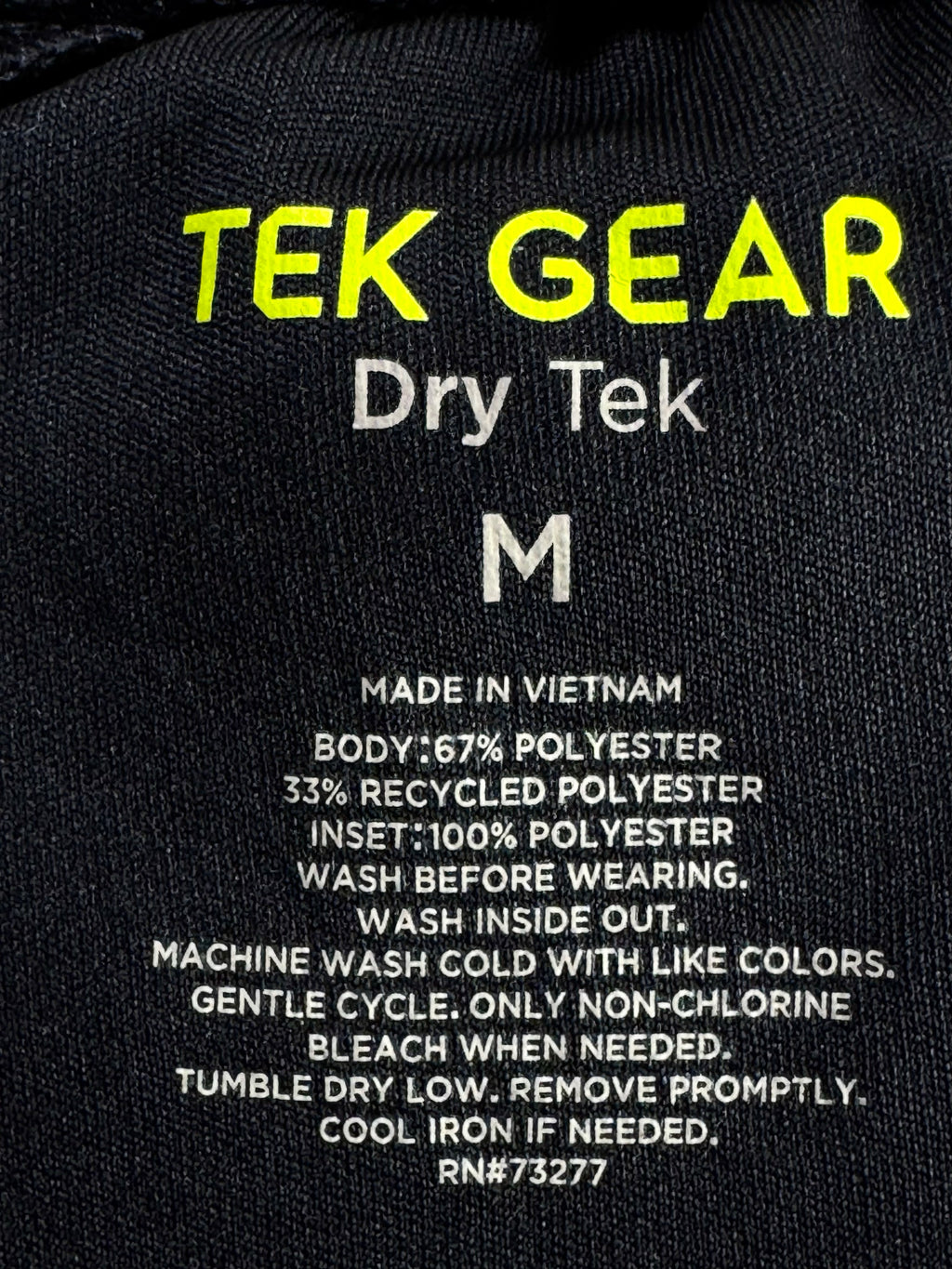 Tek Gear® Waist: 30" to 32" | Black | Drey Tek Sports Shorts | Poly | 1334 - Genuine Maal