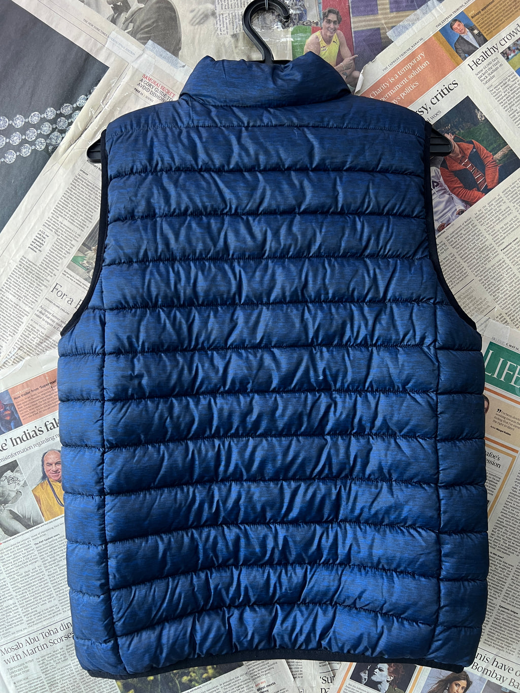 H&M® Small | Chest: 19" | Blue | Sleeveless Puffer Jacket | 464 - Genuine Maal