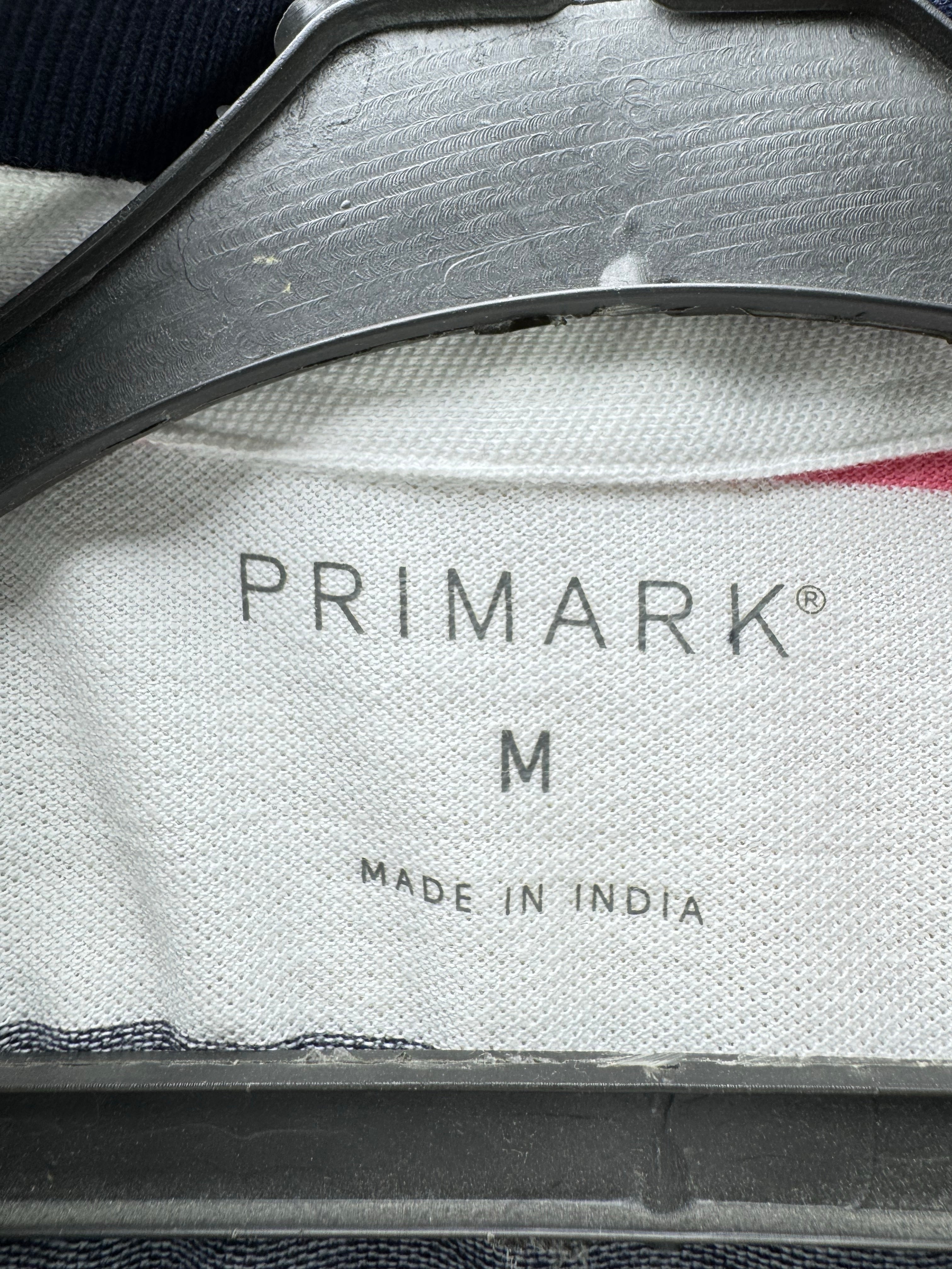 Primark® Small | Chest: 20.5" | Stripes | Polo Shirt | Cotton | 4893 - Genuine Maal