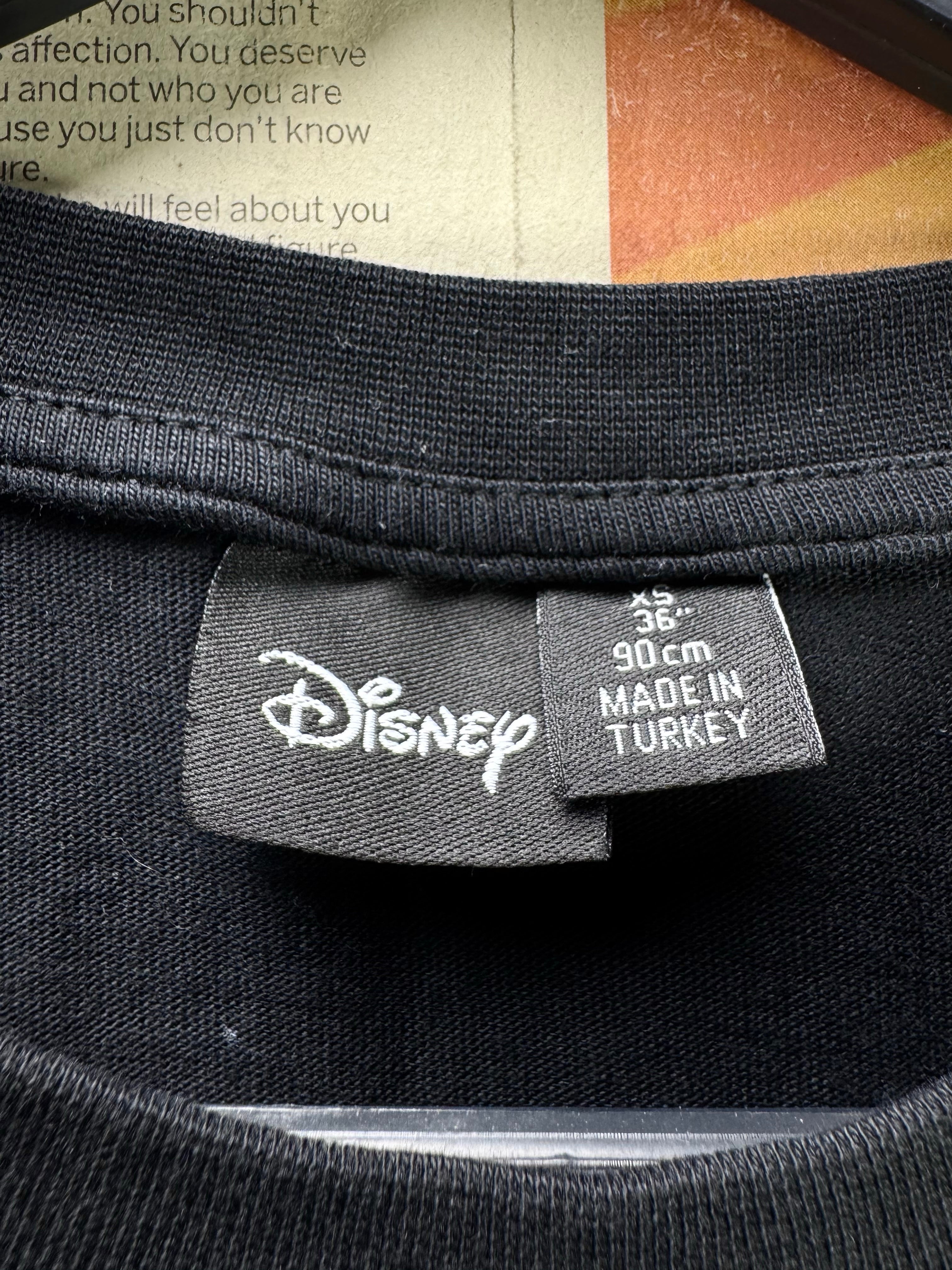 Disney® Small | Chest: 20.5" | Black | T-Shirt | Cotton | 4690 - Genuine Maal