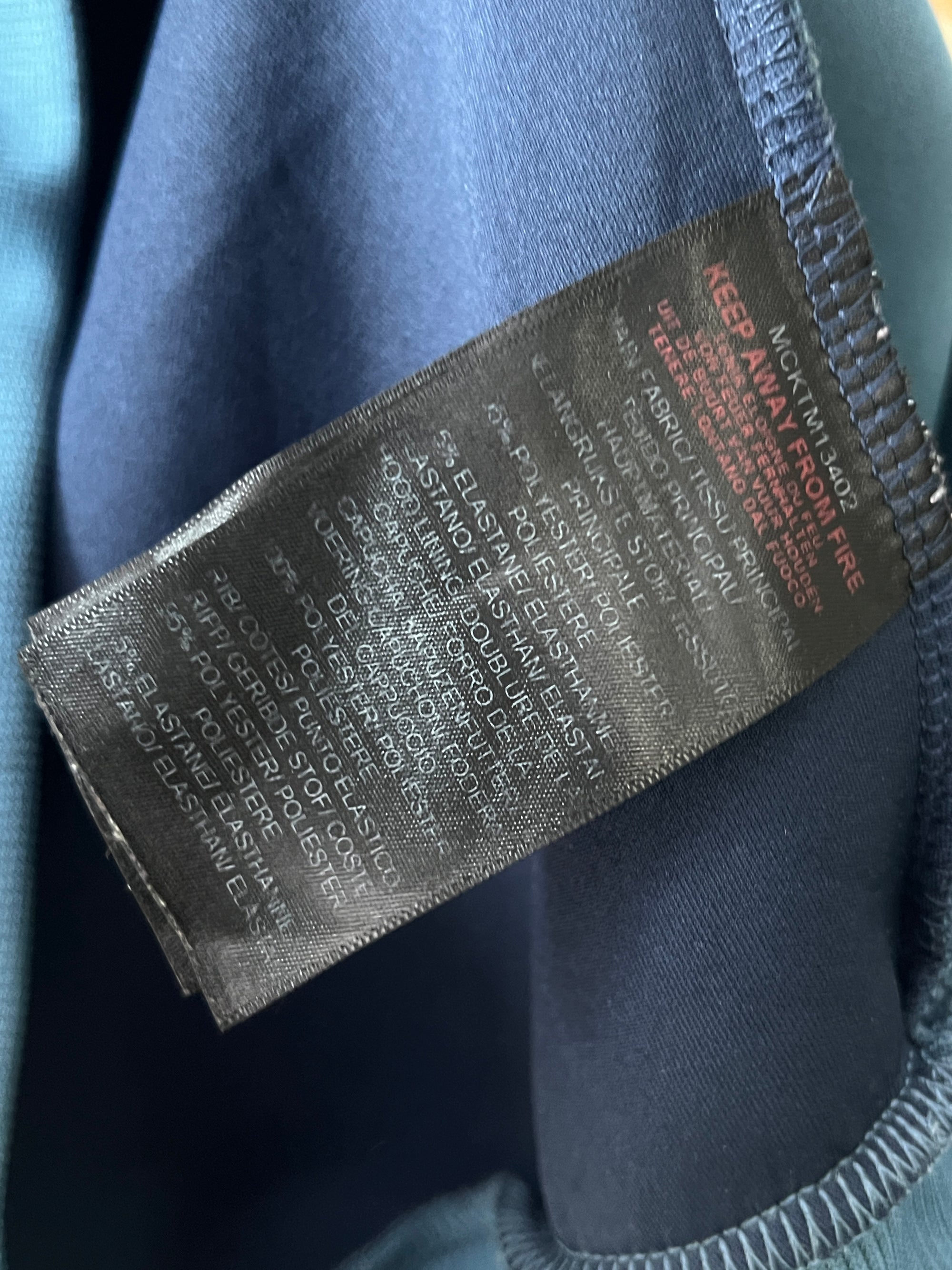 MCKENZIE® Small | Chest: 21" | Blue | Quarter Zip Hoodie | 491 - Genuine Maal