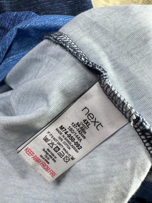 Next® XXXL | Chest: 29" | Blue | T-Shirt | Cotton | 4691 - Genuine Maal