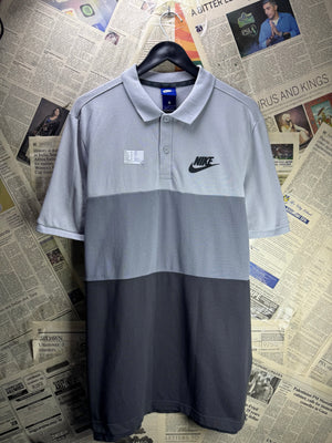 N*ke® Medium | Chest: 22" | Grey | Polo Shirts | Cotton | 4684 - Genuine Maal