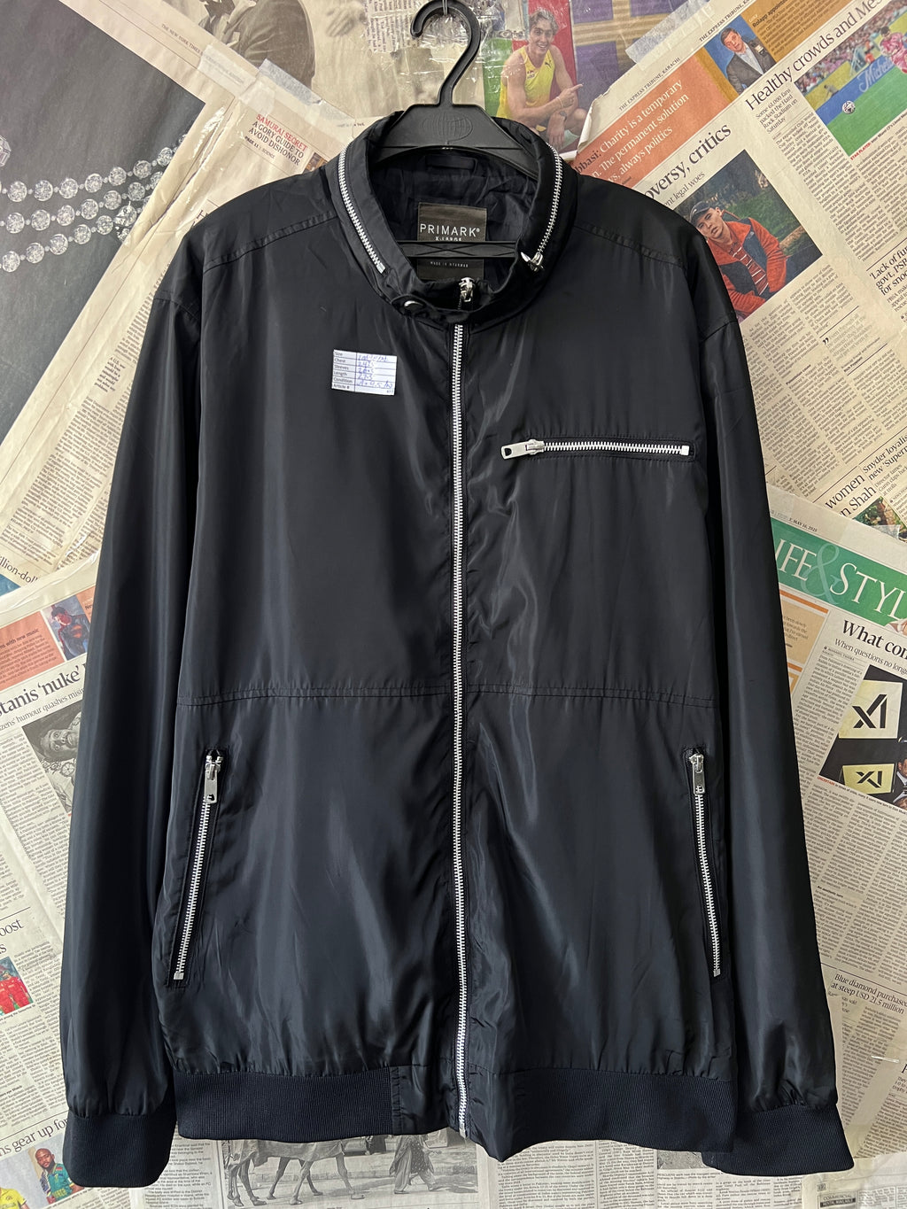 Primark® L/XL | Chest: 24.5" | Black | Jacket | 489 - Genuine Maal