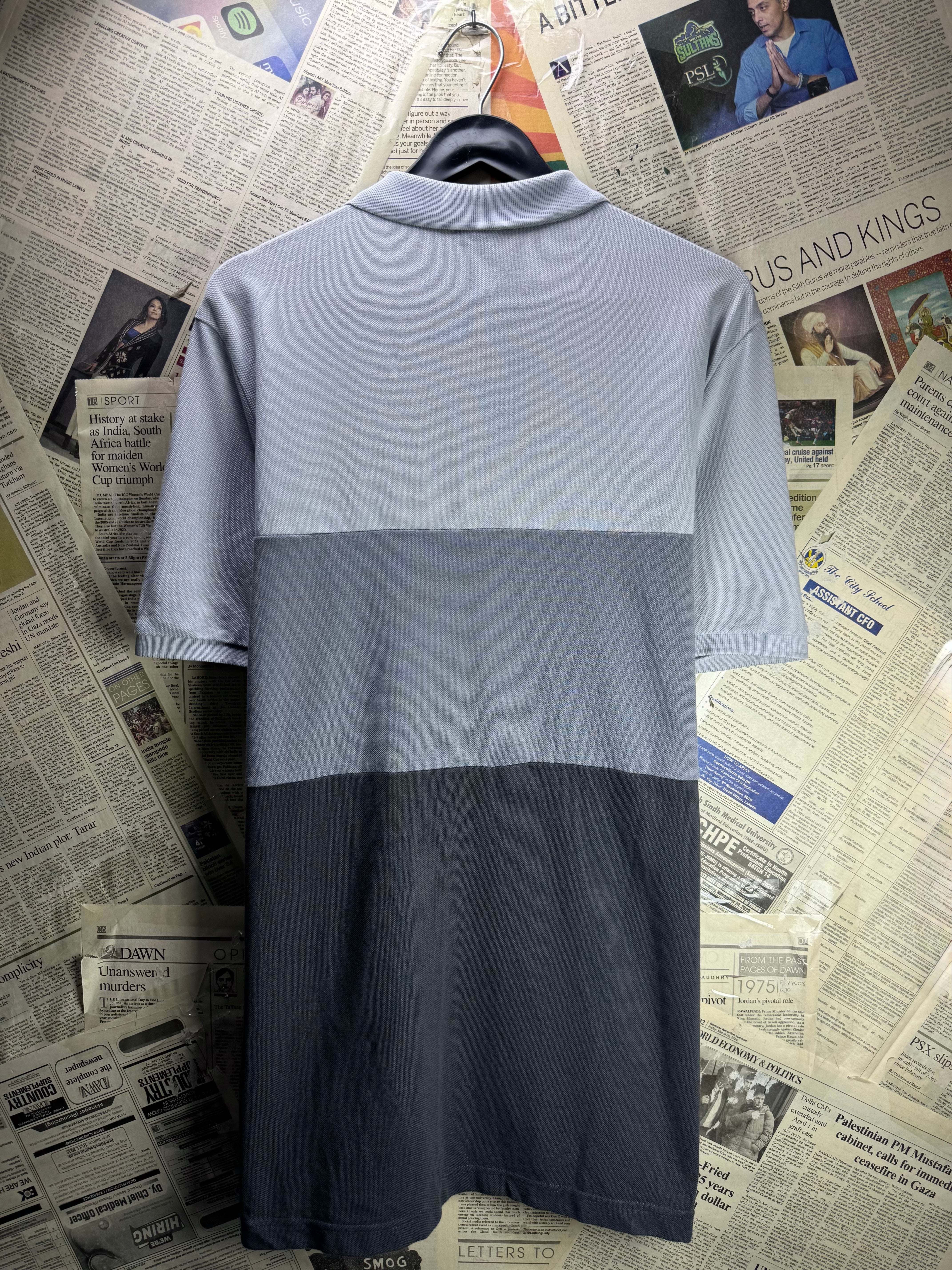N*ke® Medium | Chest: 22" | Grey | Polo Shirts | Cotton | 4684 - Genuine Maal