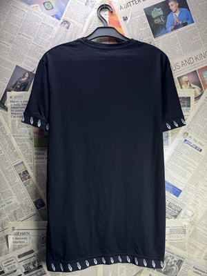 ® Small | Chest: 21" | Black | T-Shirt | Cotton | 4706 - Genuine Maal