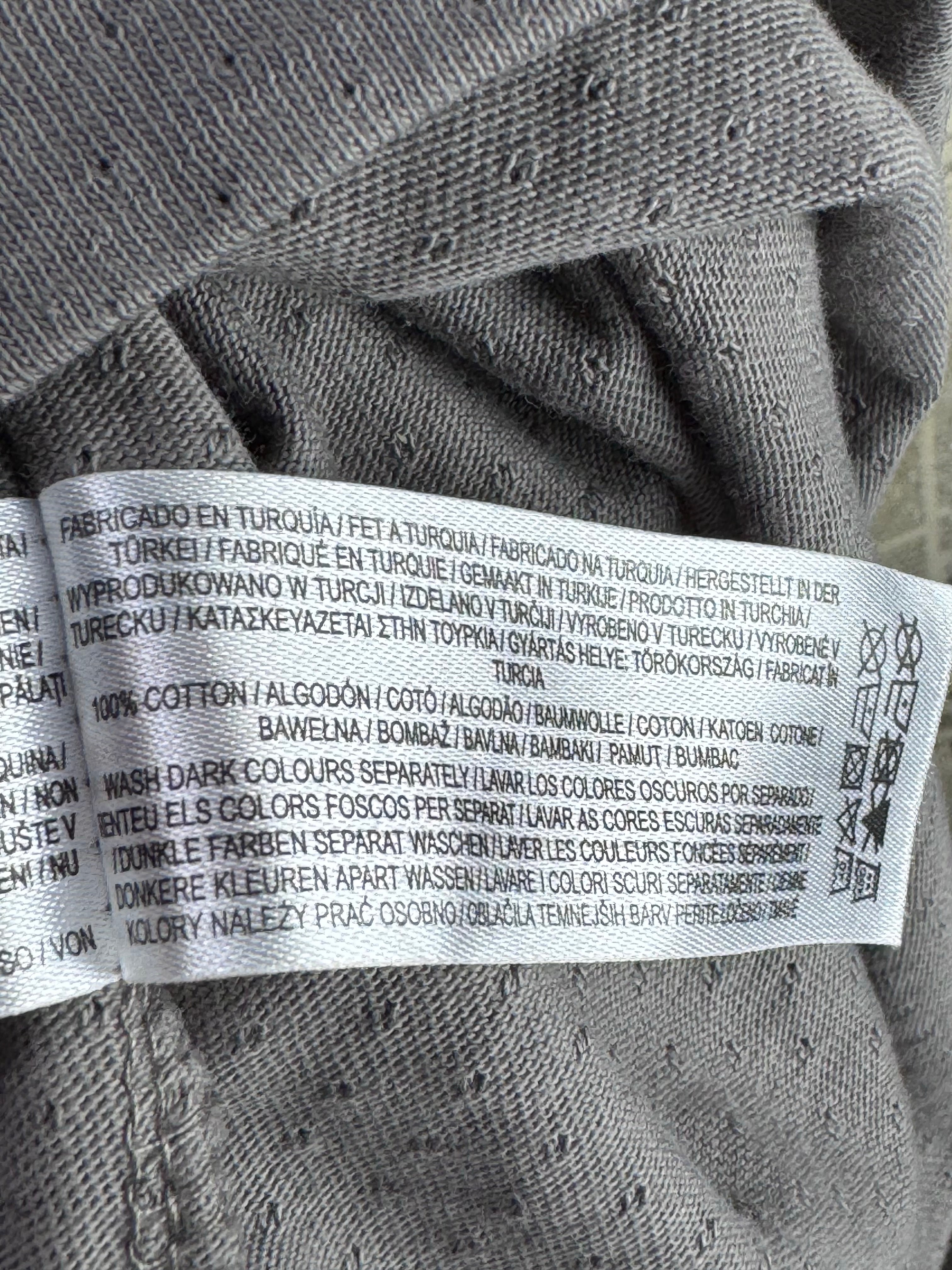 Primark® Small | Chest: 21" | Grey | T-Shirt | Cotton | 4695 - Genuine Maal
