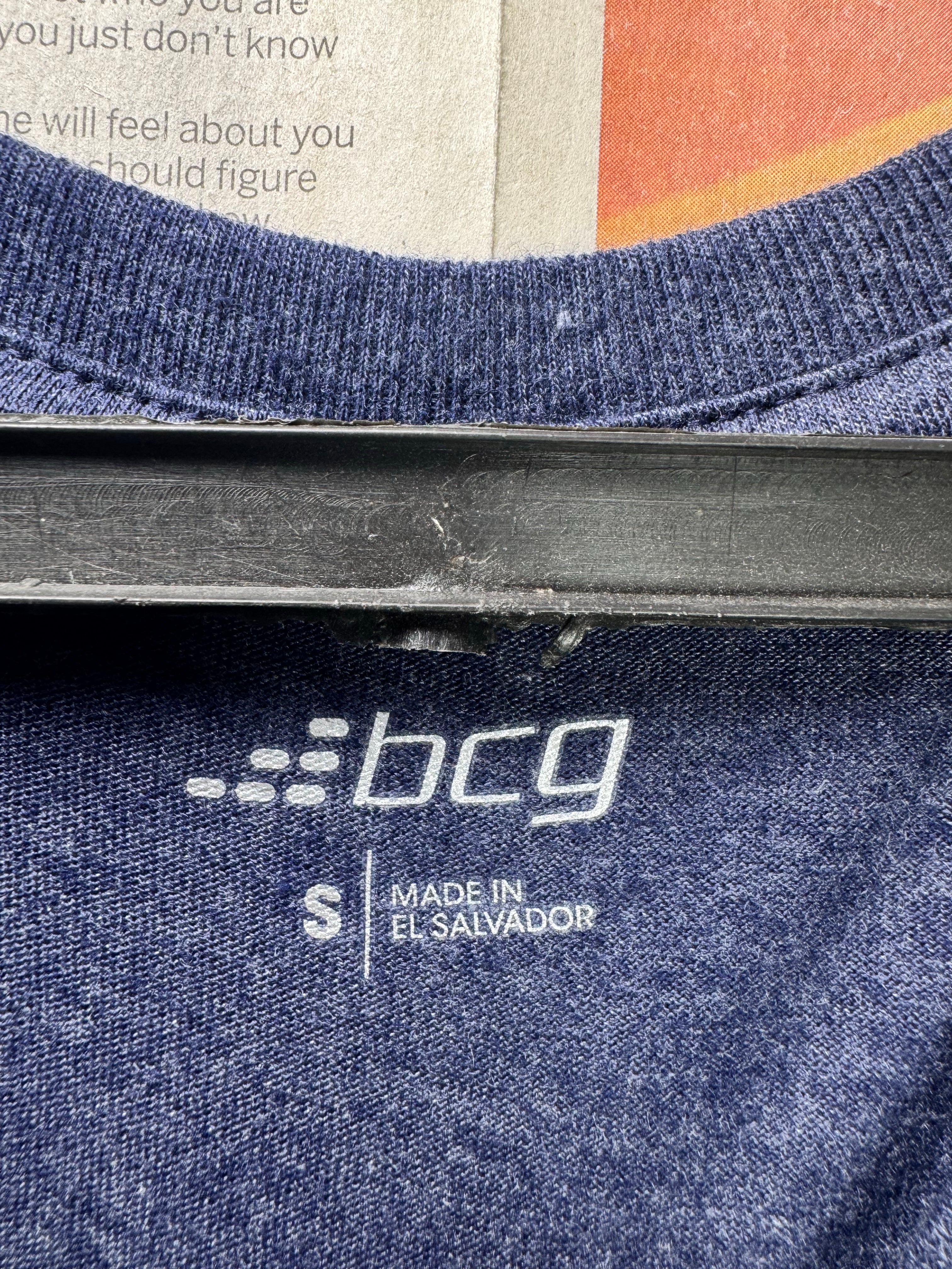Bcg® Small | Chest: 19.5" | Blue | T-Shirt | Cotton - Poly | 3746 - Genuine Maal