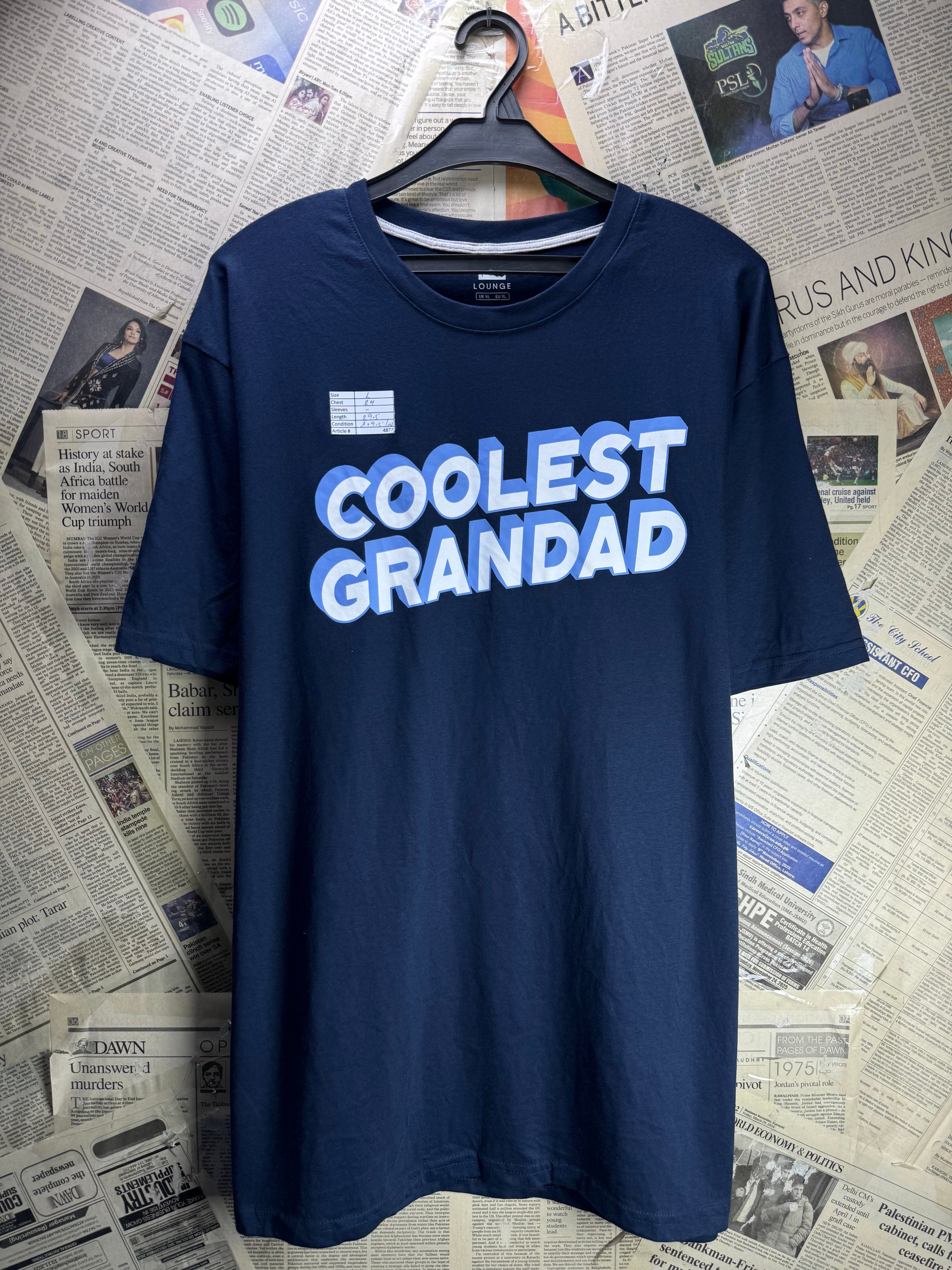 F&F® Large | Chest: 24" | Blue | T-Shirt | Poly - Cotton | 4877 - Genuine Maal