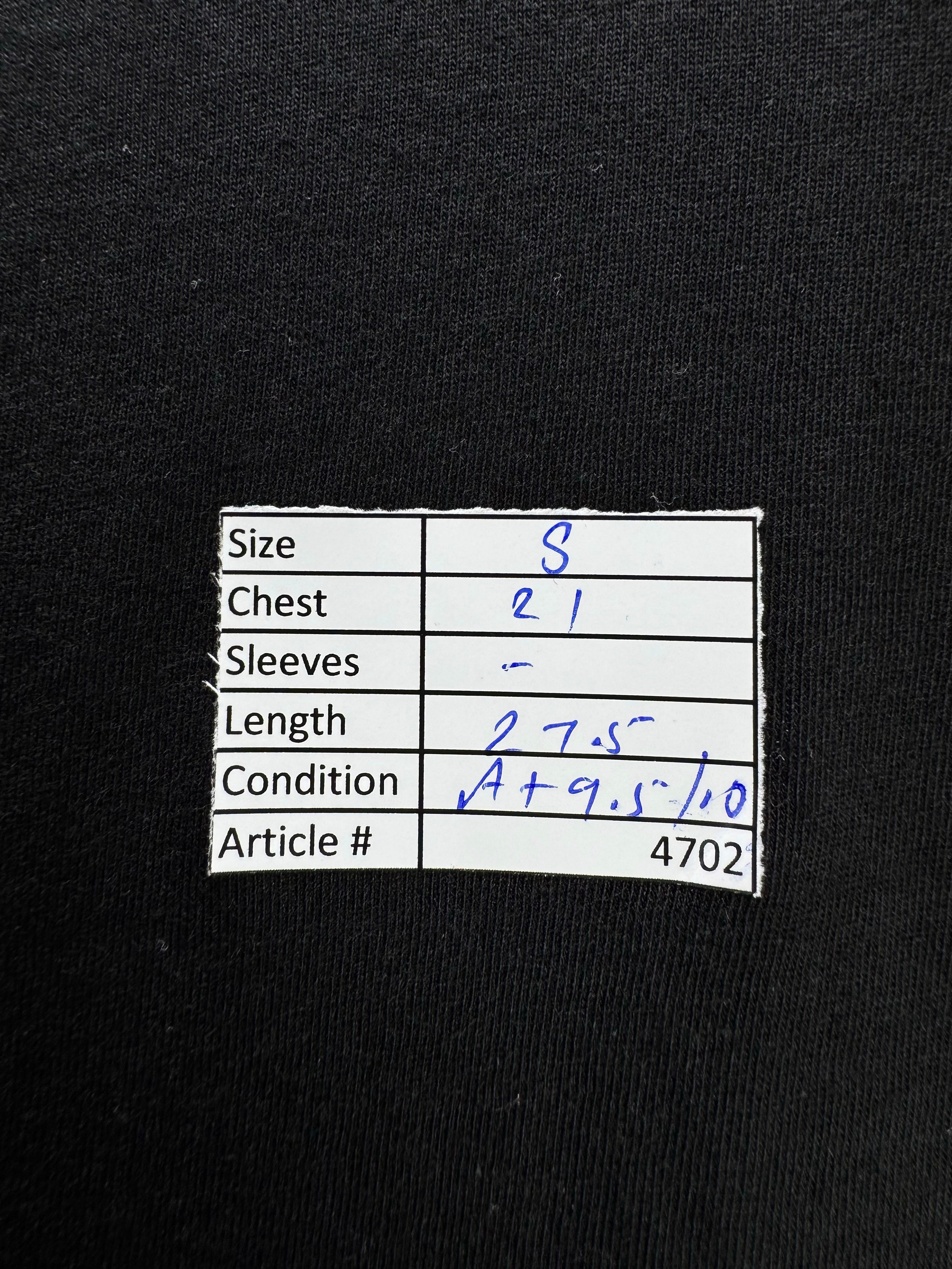 Super® Small | Chest: 21" | Black | T-Shirt | Cotton | 4702 - Genuine Maal