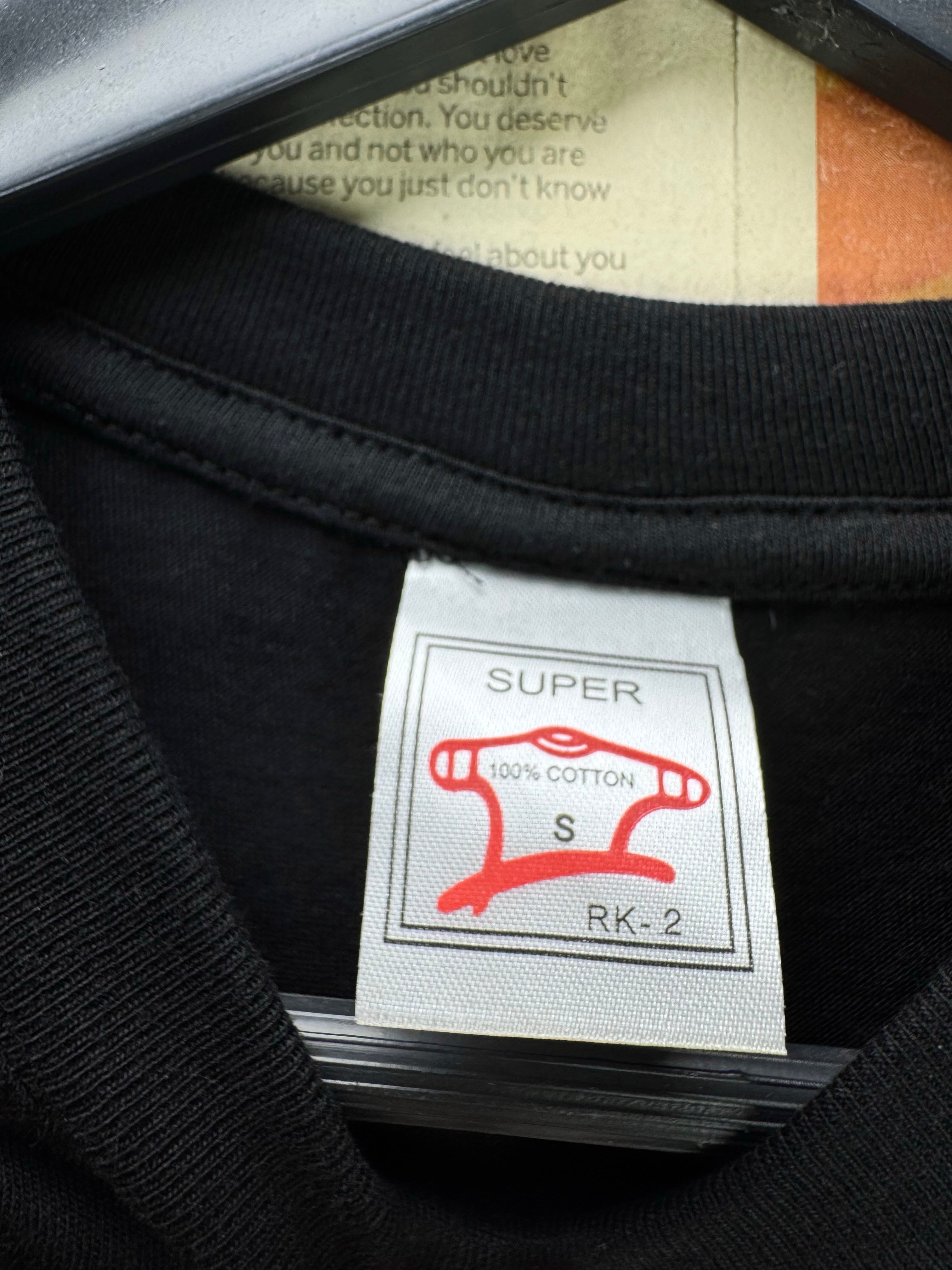 Super® Small | Chest: 21" | Black | T-Shirt | Cotton | 4702 - Genuine Maal