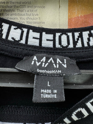 MAN® Medium | Chest: 21.5" | Black | T-Shirts | Cotton | 4878 - Genuine Maal