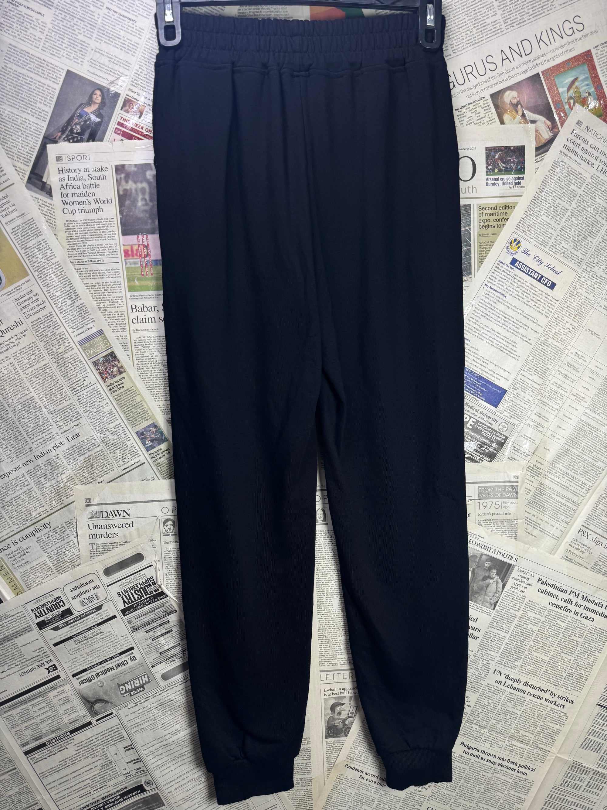 Women - Yovela® Waist: 26" to 28" | Black | Trousers | Poly - Rayon | 1346 - Genuine Maal