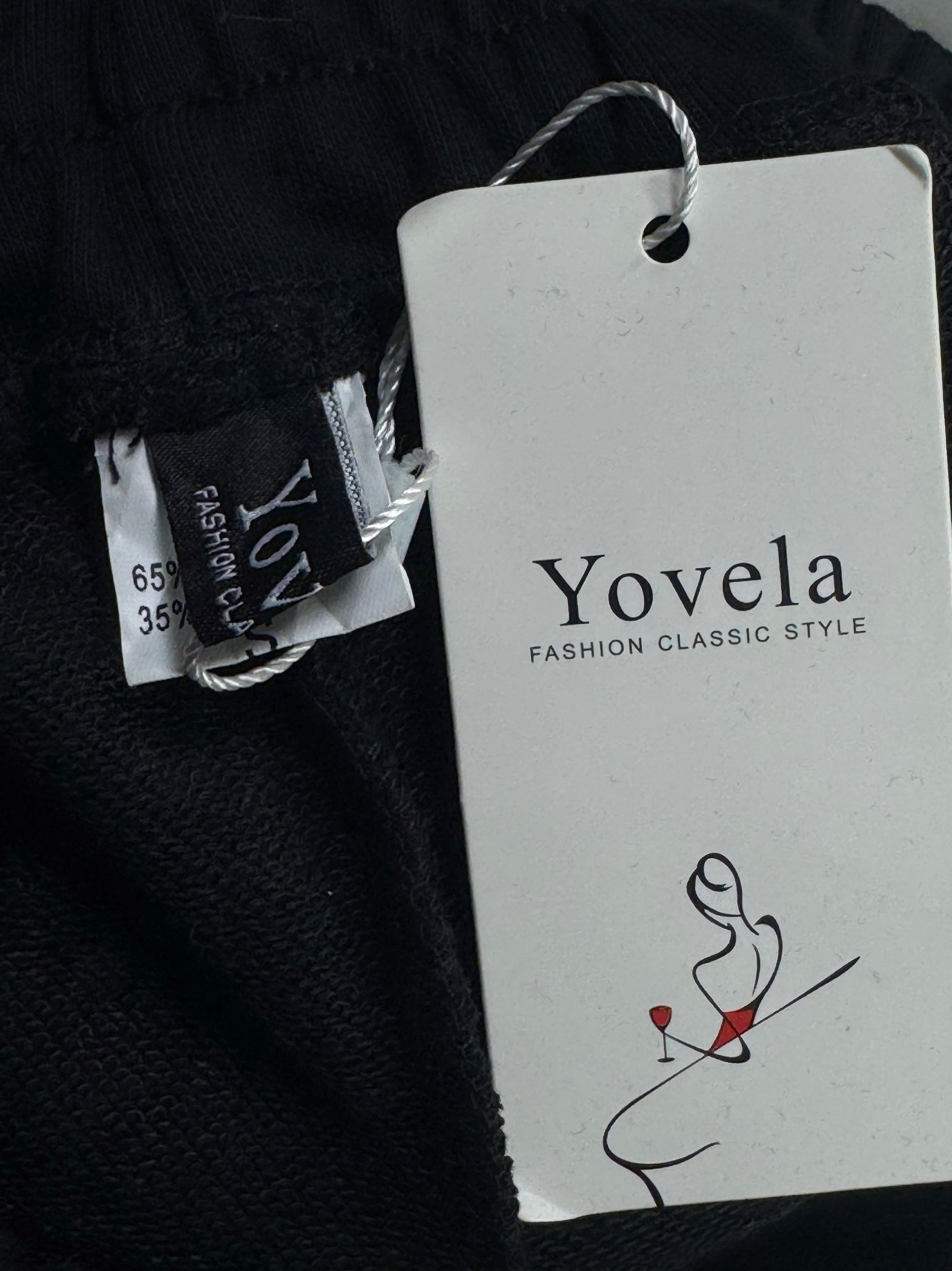 Women - Yovela® Waist: 26" to 28" | Black | Trousers | Poly - Rayon | 1346 - Genuine Maal