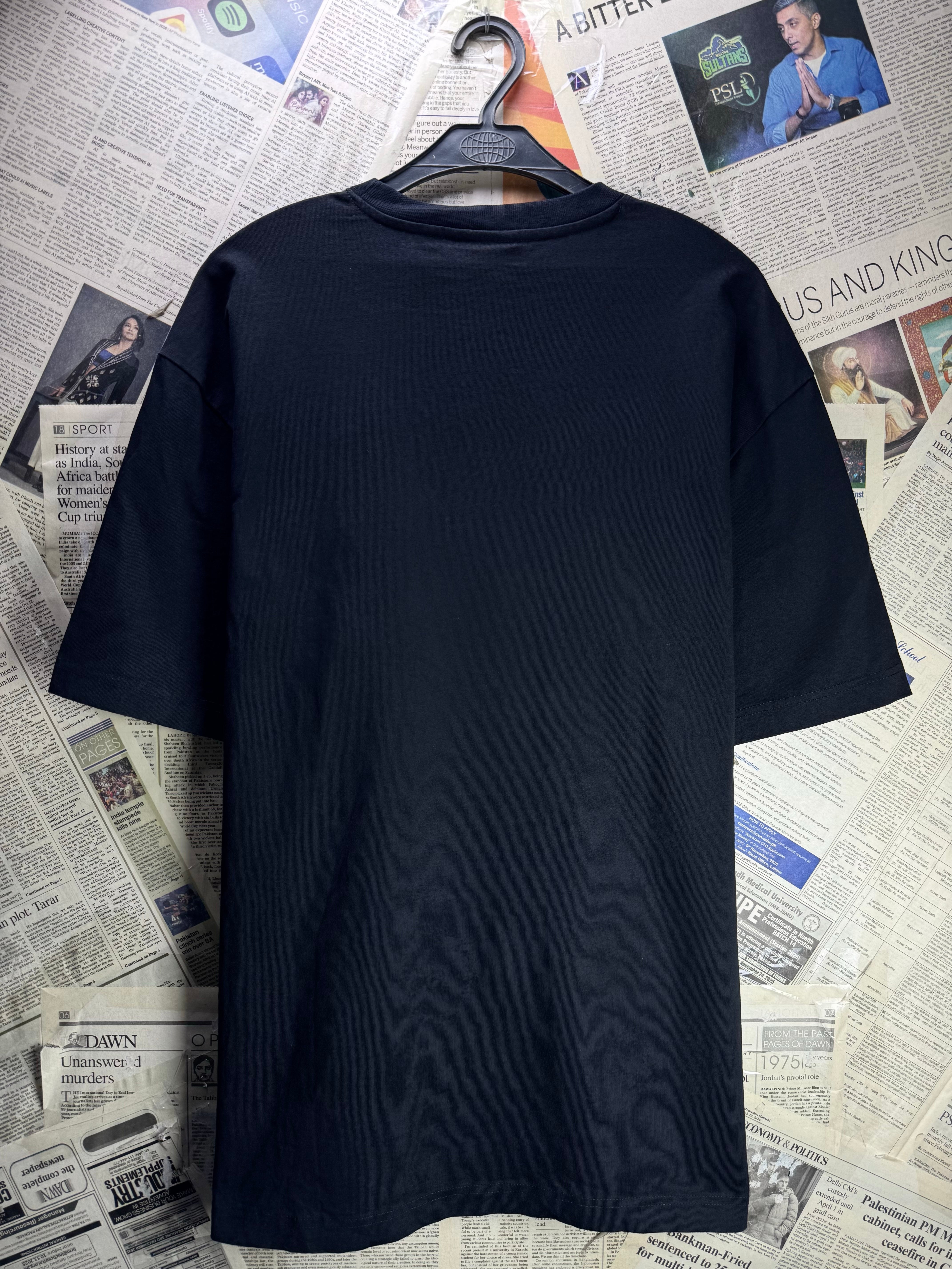 H&M® Medium | Chest: 22" | Black | T-Shirts | Cotton | 4705 - Genuine Maal