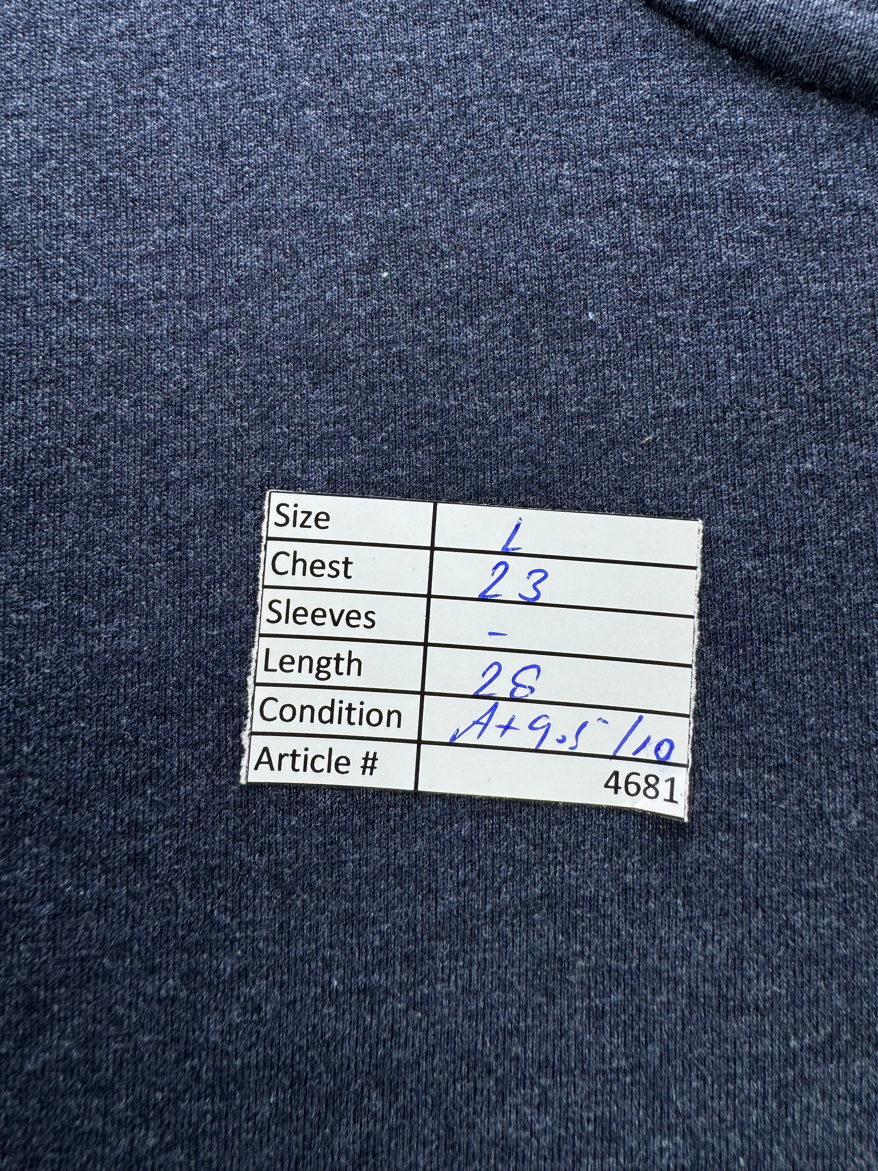 Athletic Works® Large | Chest: 23" | Blue | T-Shirt | Poly - Cotton - Rayon | 4681 - Genuine Maal