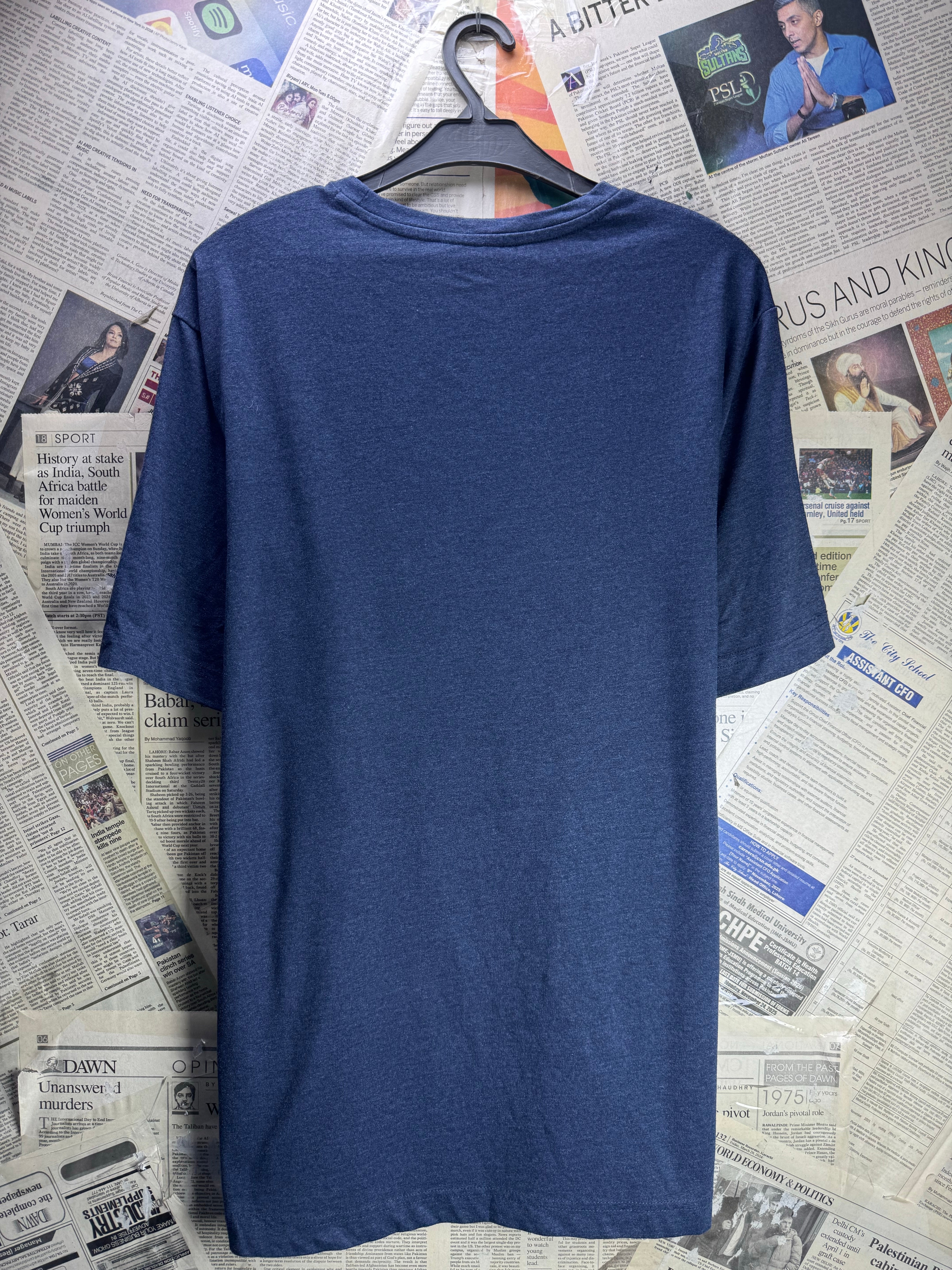 Athletic Works® Large | Chest: 23" | Blue | T-Shirt | Poly - Cotton - Rayon | 4681 - Genuine Maal