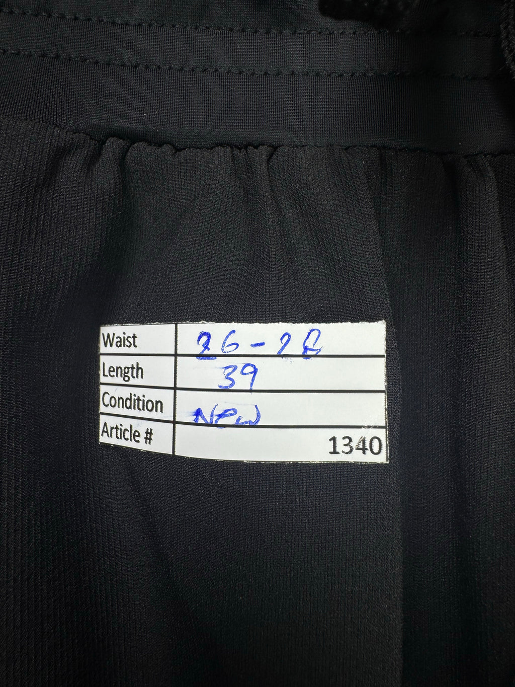 Kojooin® Waist: 26" to 28" | Black | Trousers | Nylon - Spandex | 1340 - Genuine Maal