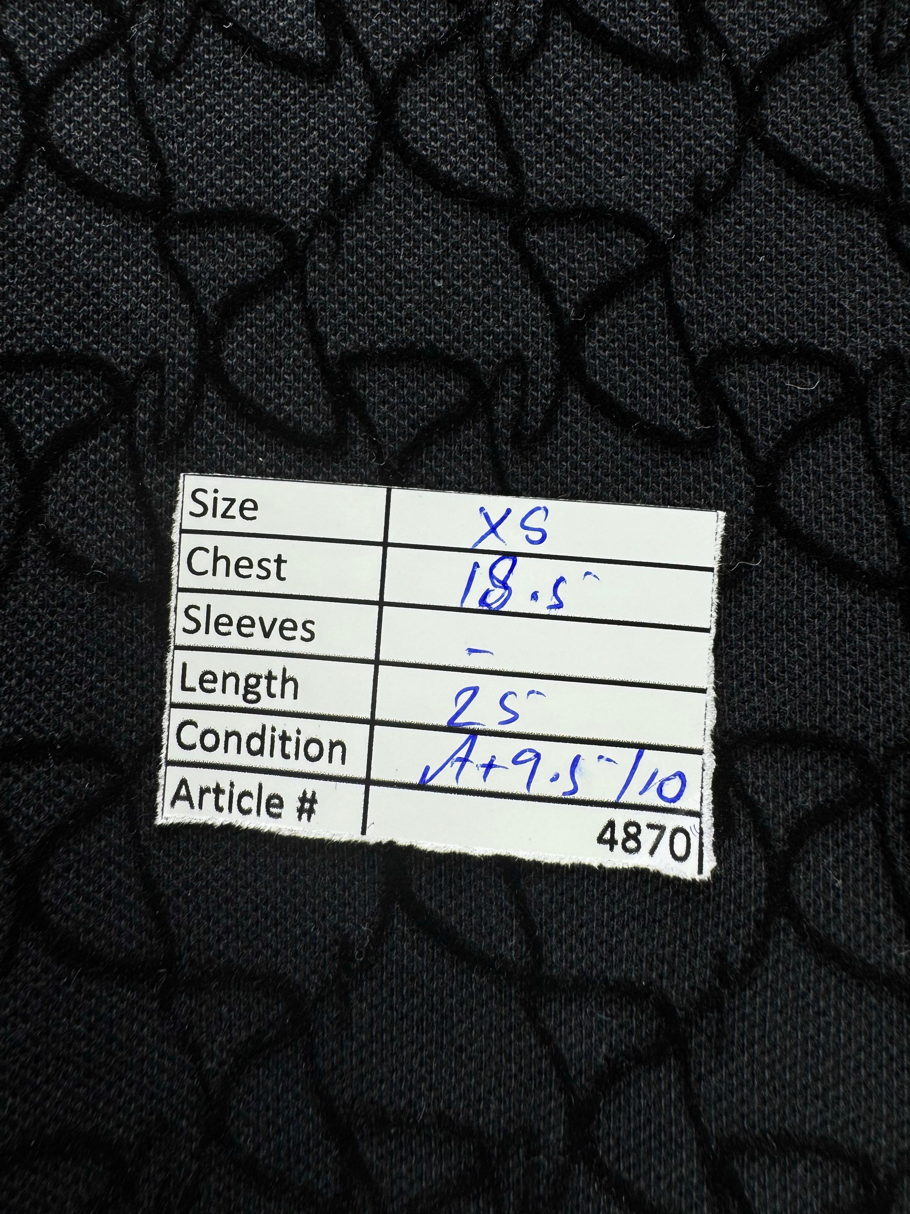 River Island® XS | Chest: 18.5" | Black | T-Shirt | Cotton | 4870 - Genuine Maal