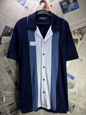 George® Large | Chest: 23.5" | Blue | Camp Shirt | Cotton | 4686 - Genuine Maal