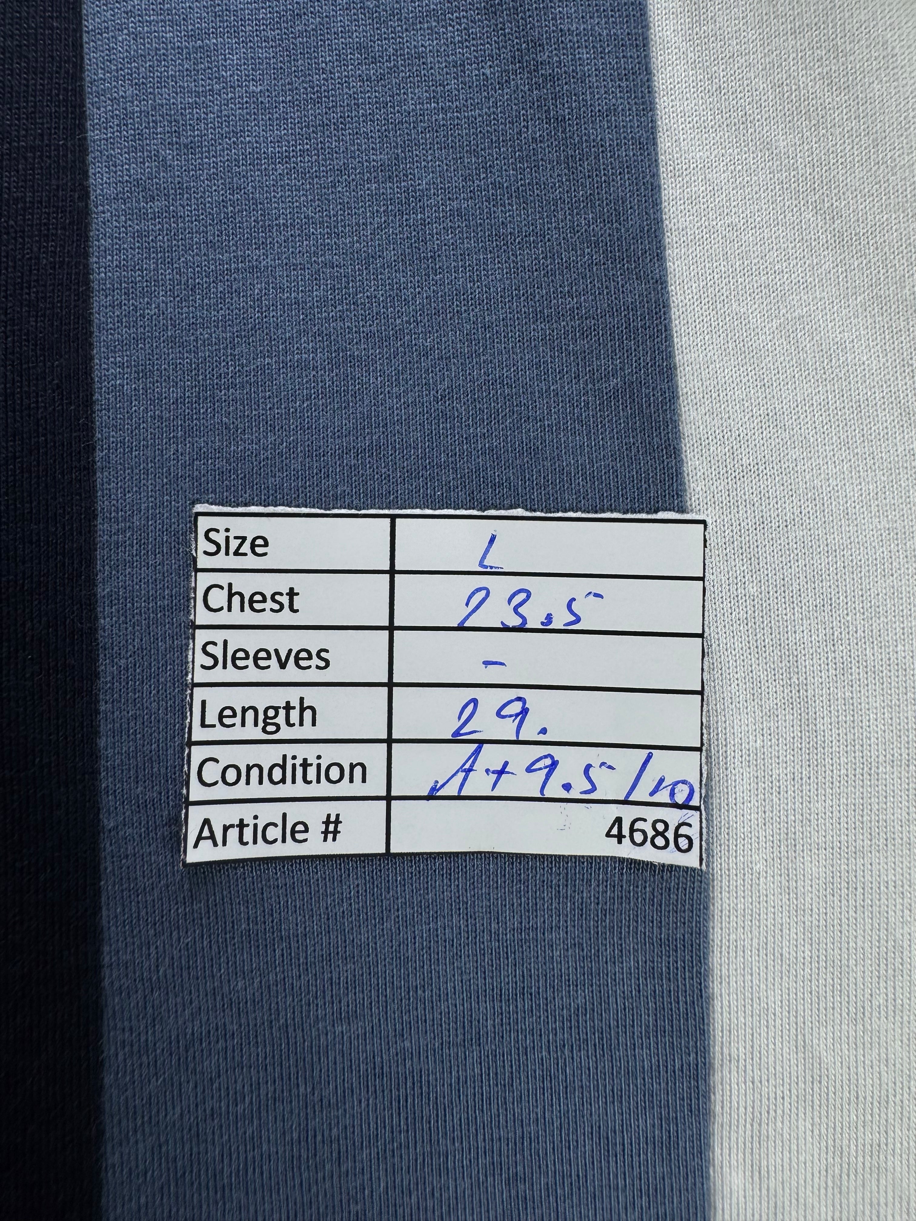 George® Large | Chest: 23.5" | Blue | Camp Shirt | Cotton | 4686 - Genuine Maal