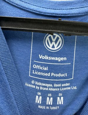 Volkswagen® Small | Chest: 20.5" | Blue | T-Shirt | Poly - Catton | 4688 - Genuine Maal