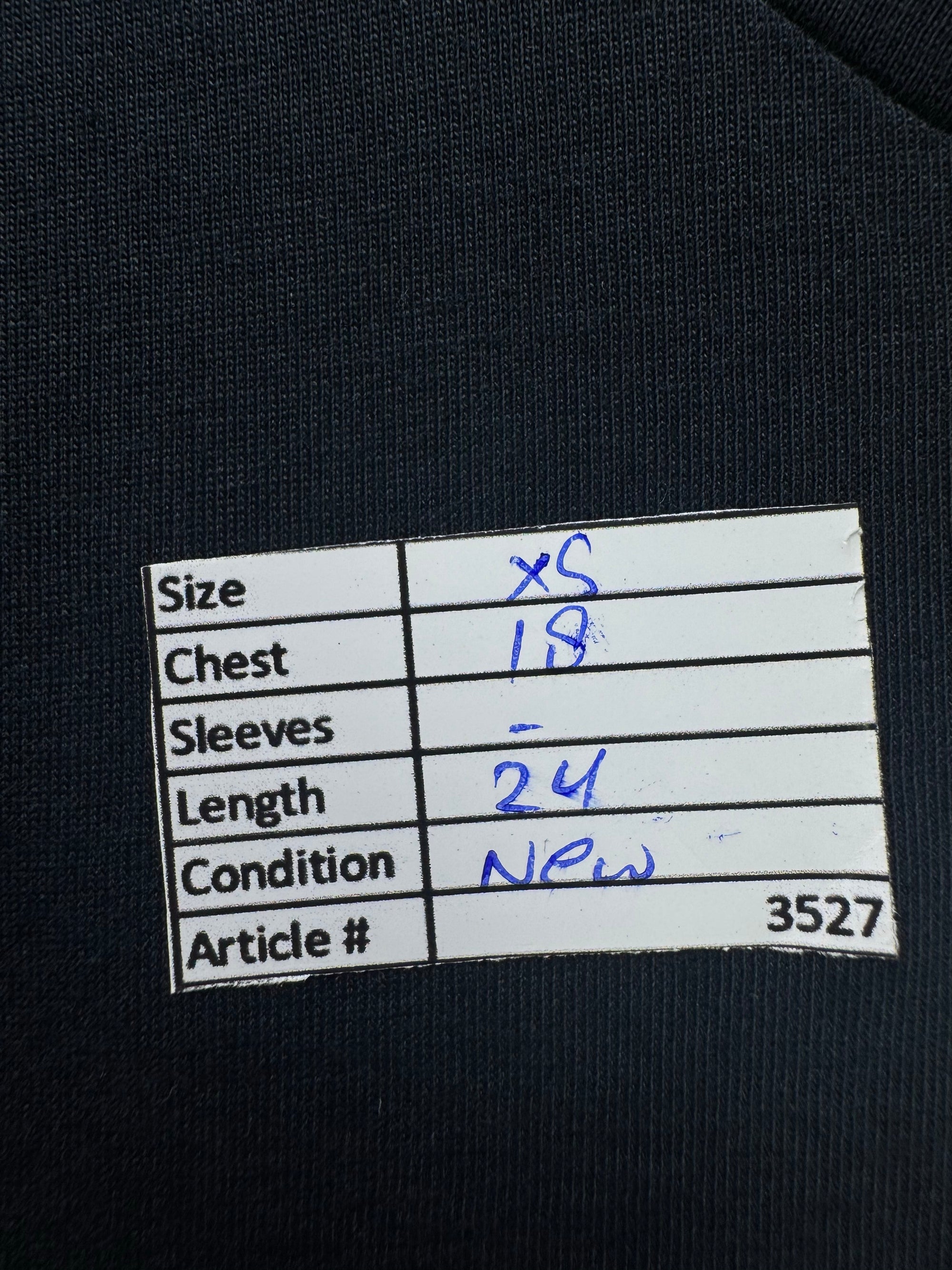 Next® XS | Chest: 18" | Black | T-Shirt | Cotton | 3527 - Genuine Maal