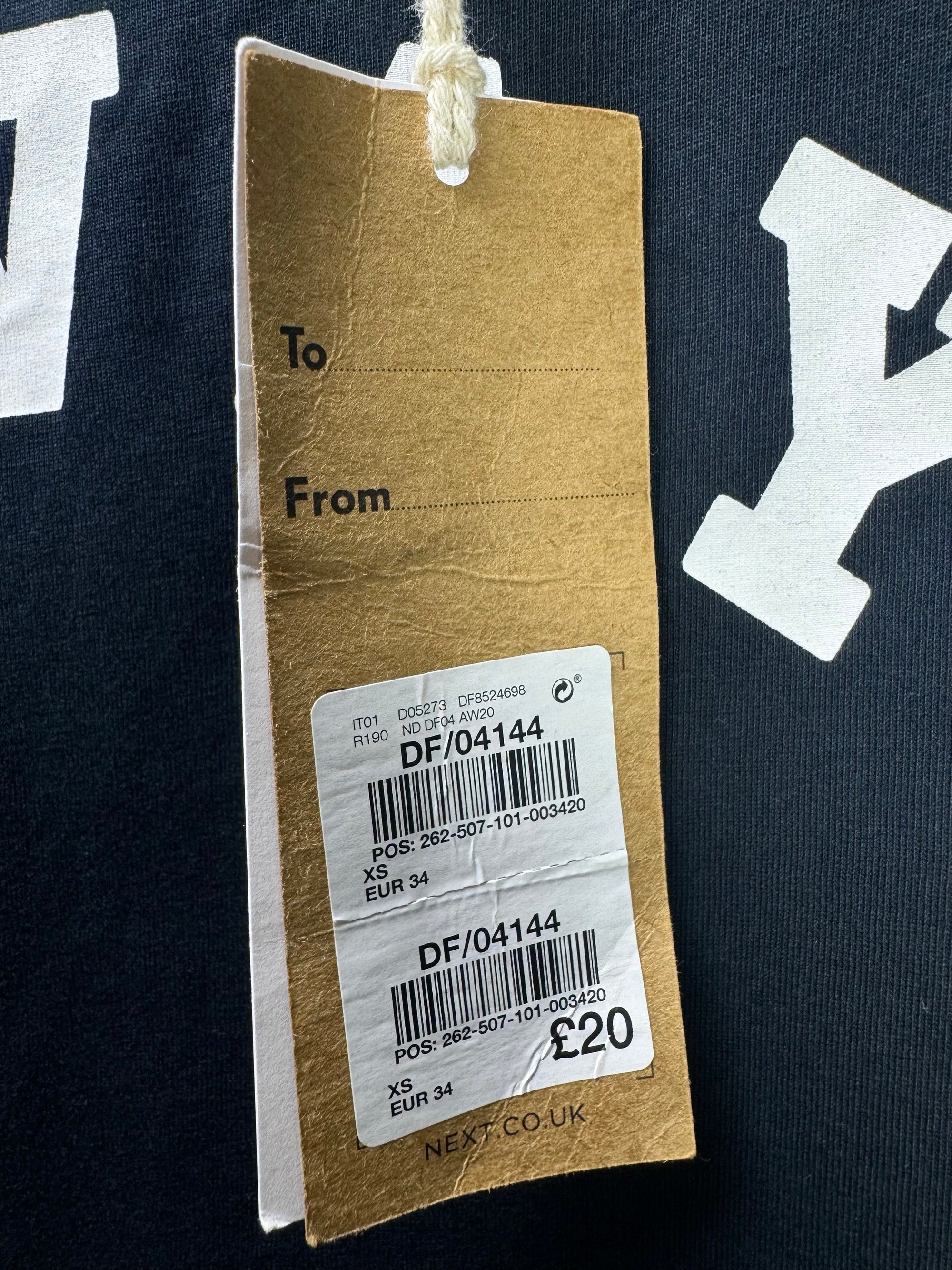 Next® XS | Chest: 18" | Black | T-Shirt | Cotton | 3527 - Genuine Maal