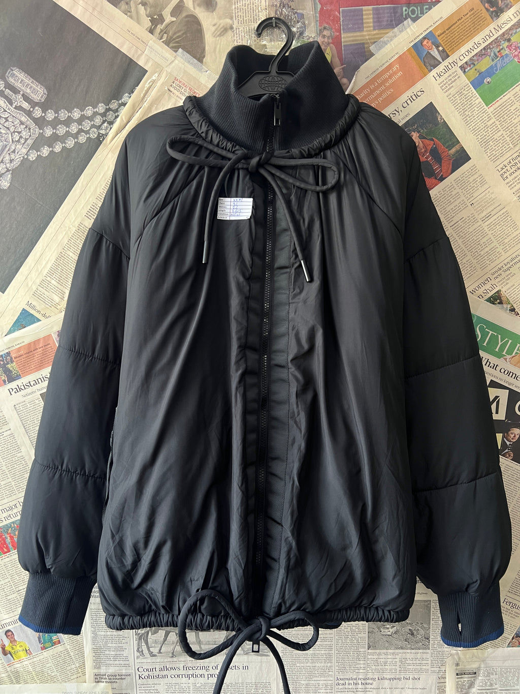 George® XXXL | Chest: 31"| Black | Winter Jacket | 481 - Genuine Maal