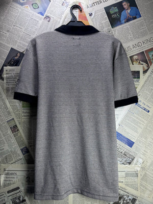 River Island® Small | Chest: 20.5" | Black | Polo Shirt | Cotton - Elastane | 4494 - Genuine Maal